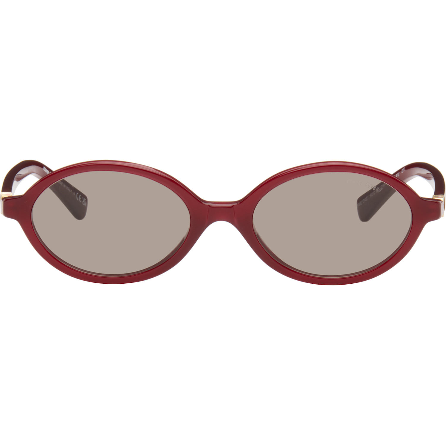 Miu Miu Red Miu Regard Sunglasses
