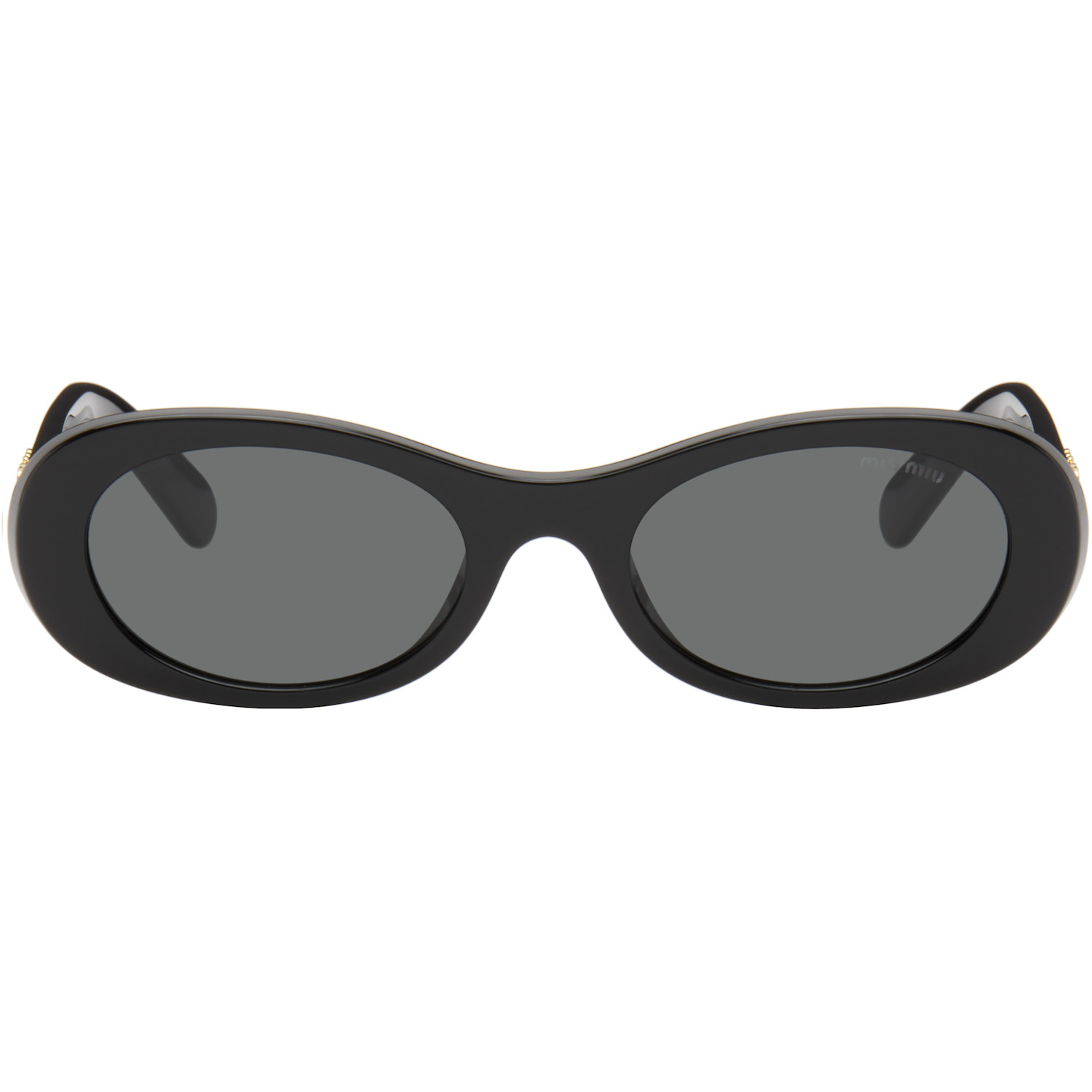 Miu Miu Eyewear Black Miu Glimpse Sunglasses