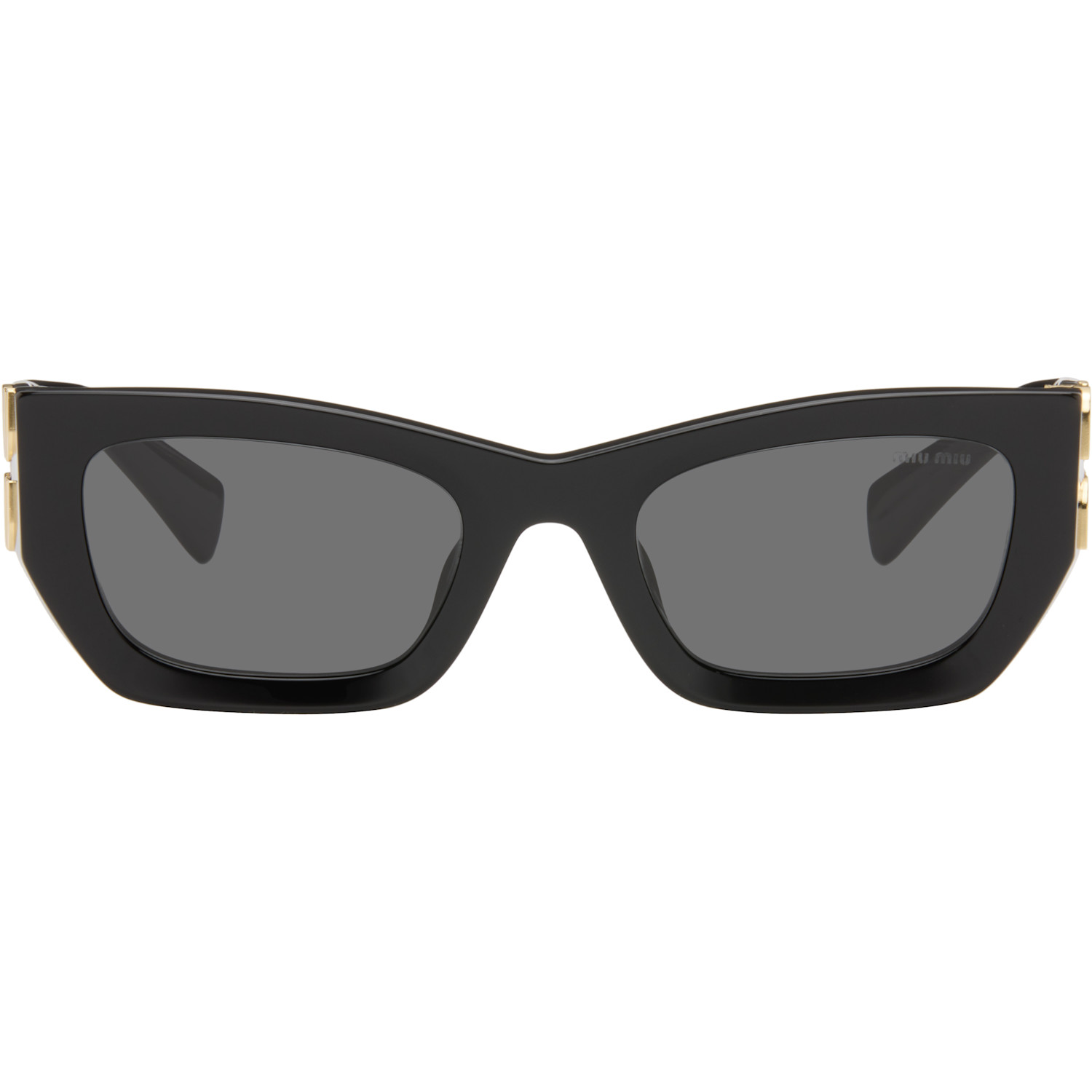 Miu Miu Eyewear Black Miu Glimpse Sunglasses