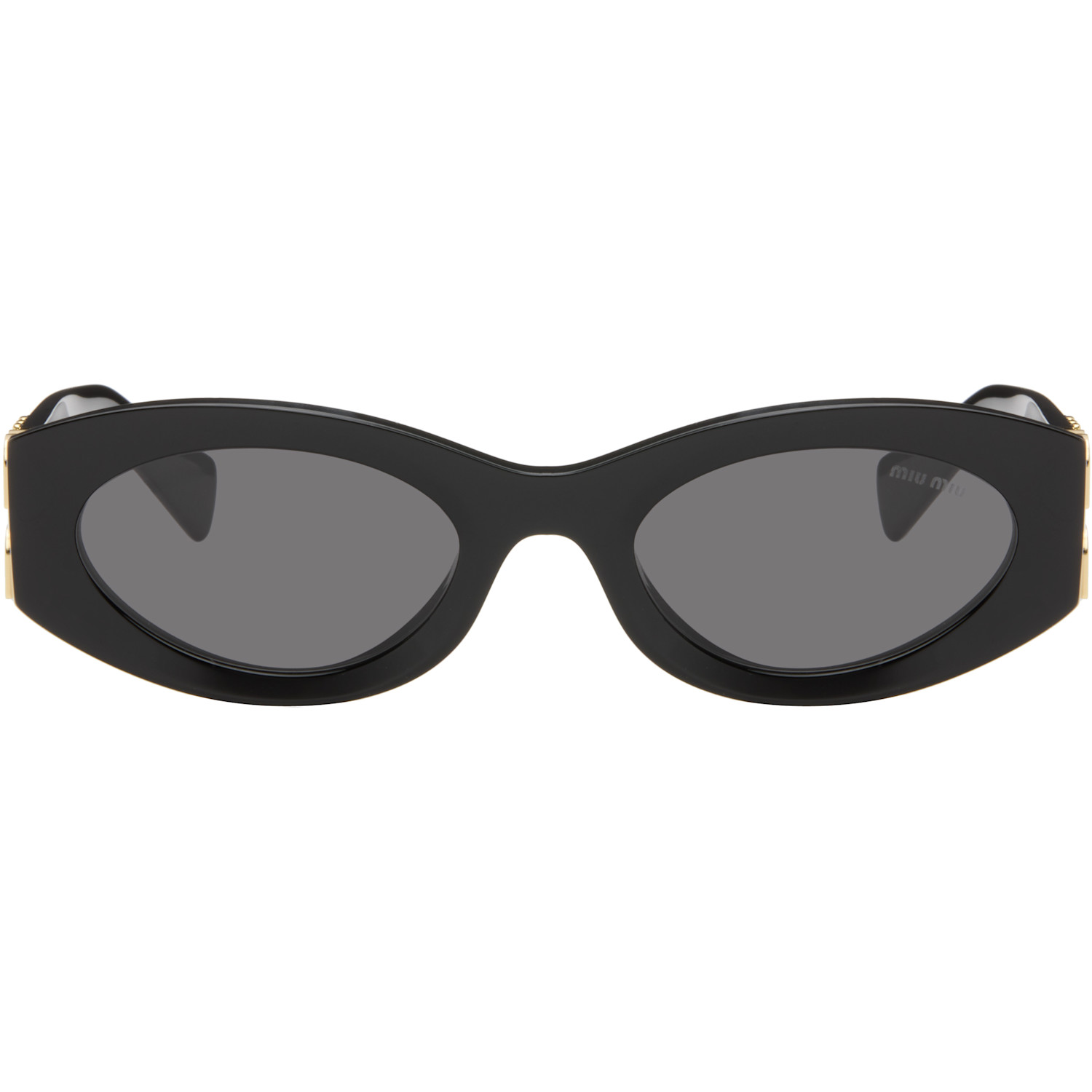 Miu Miu Eyewear Black Miu Glimpse Sunglasses