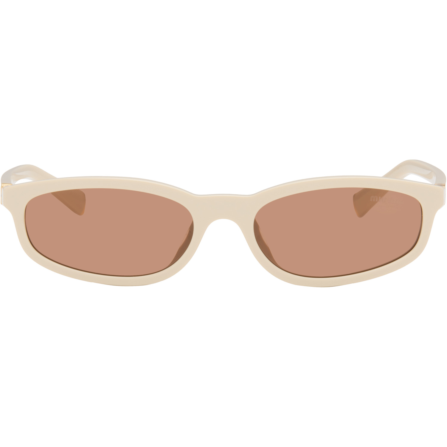 Miu Miu Eyewear Off-White 'Miu Regard' Sunglasses