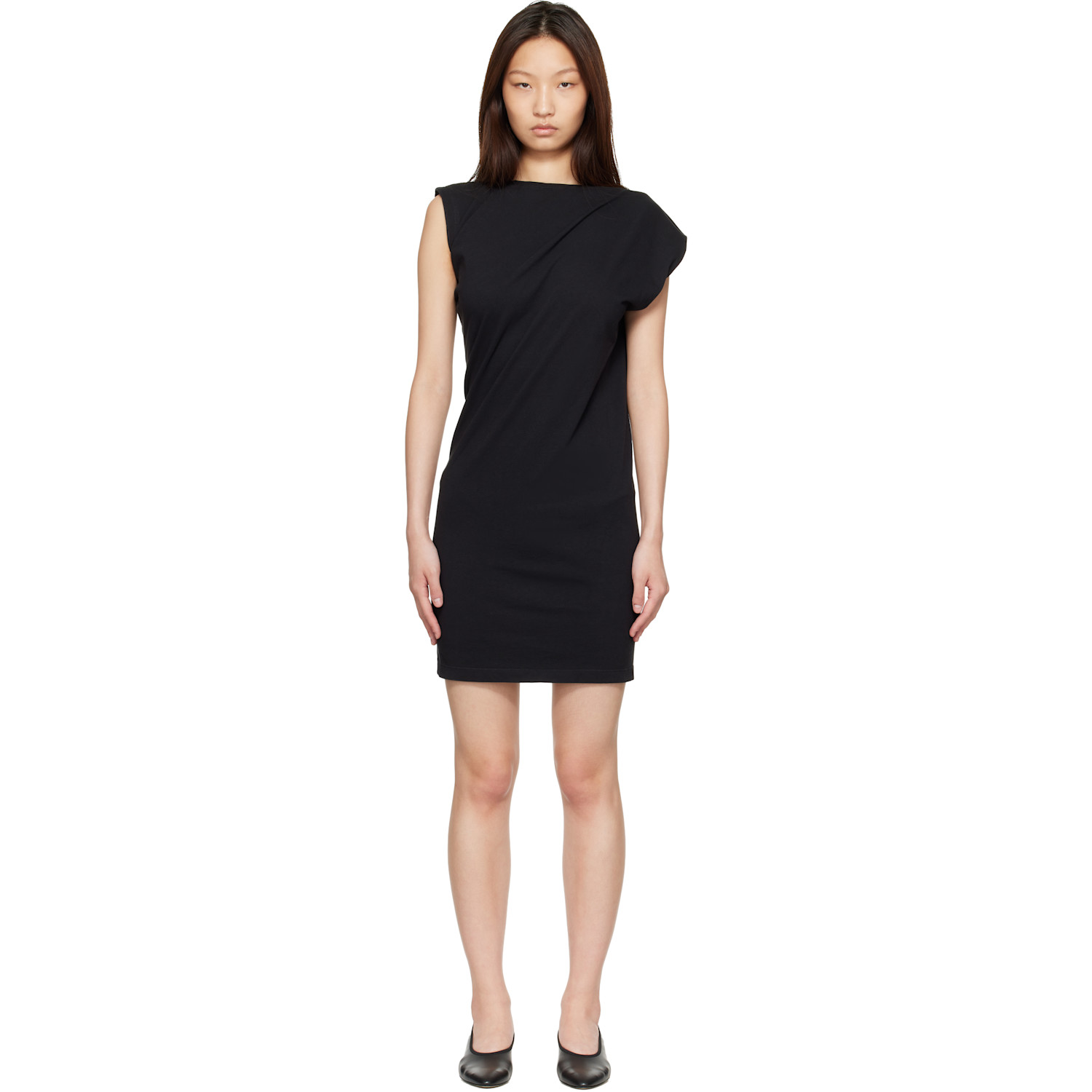 AGOLDE Black Beth Minidress