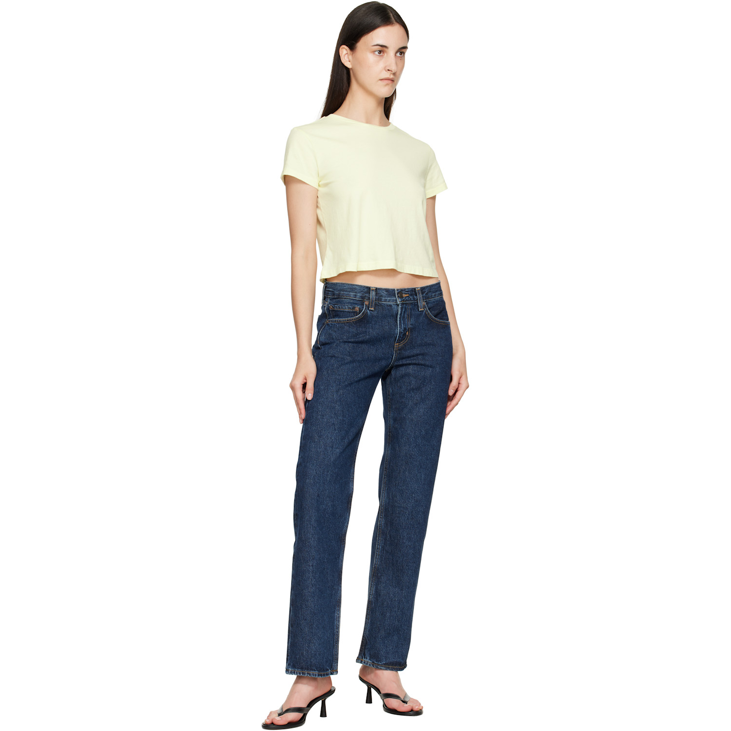 Agolde Blue Low Curve Jeans In Blue