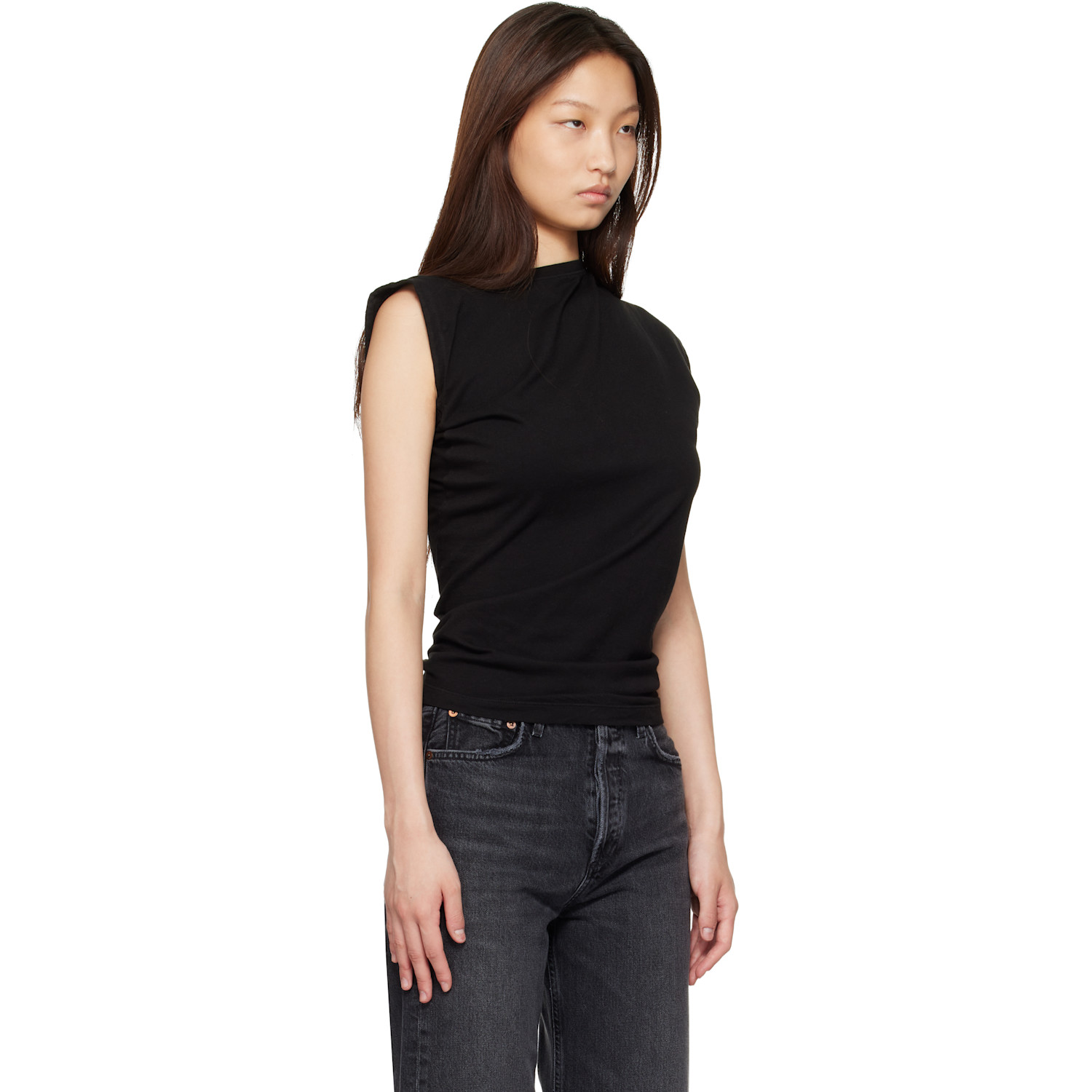  Agolde Black Beth T-shirt 