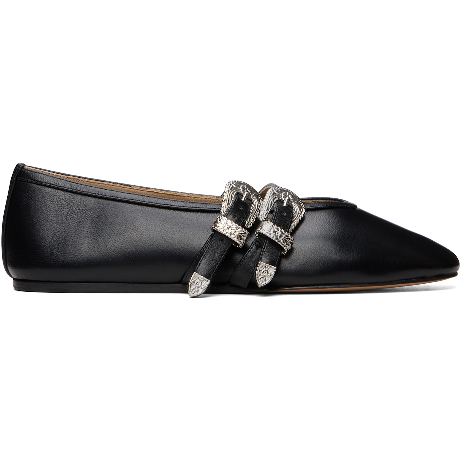 Le Monde Beryl Black Ballet Claudia Slipper Flats