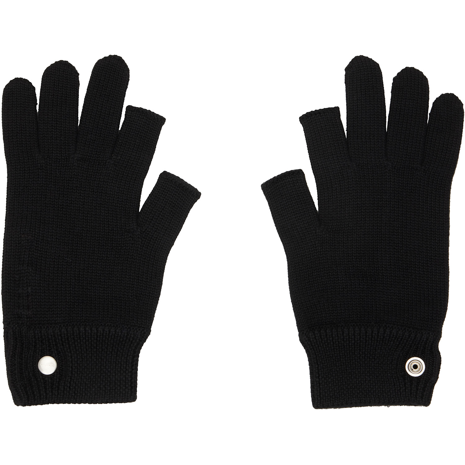 Rick Owens Black Tower Touchscreen Gloves