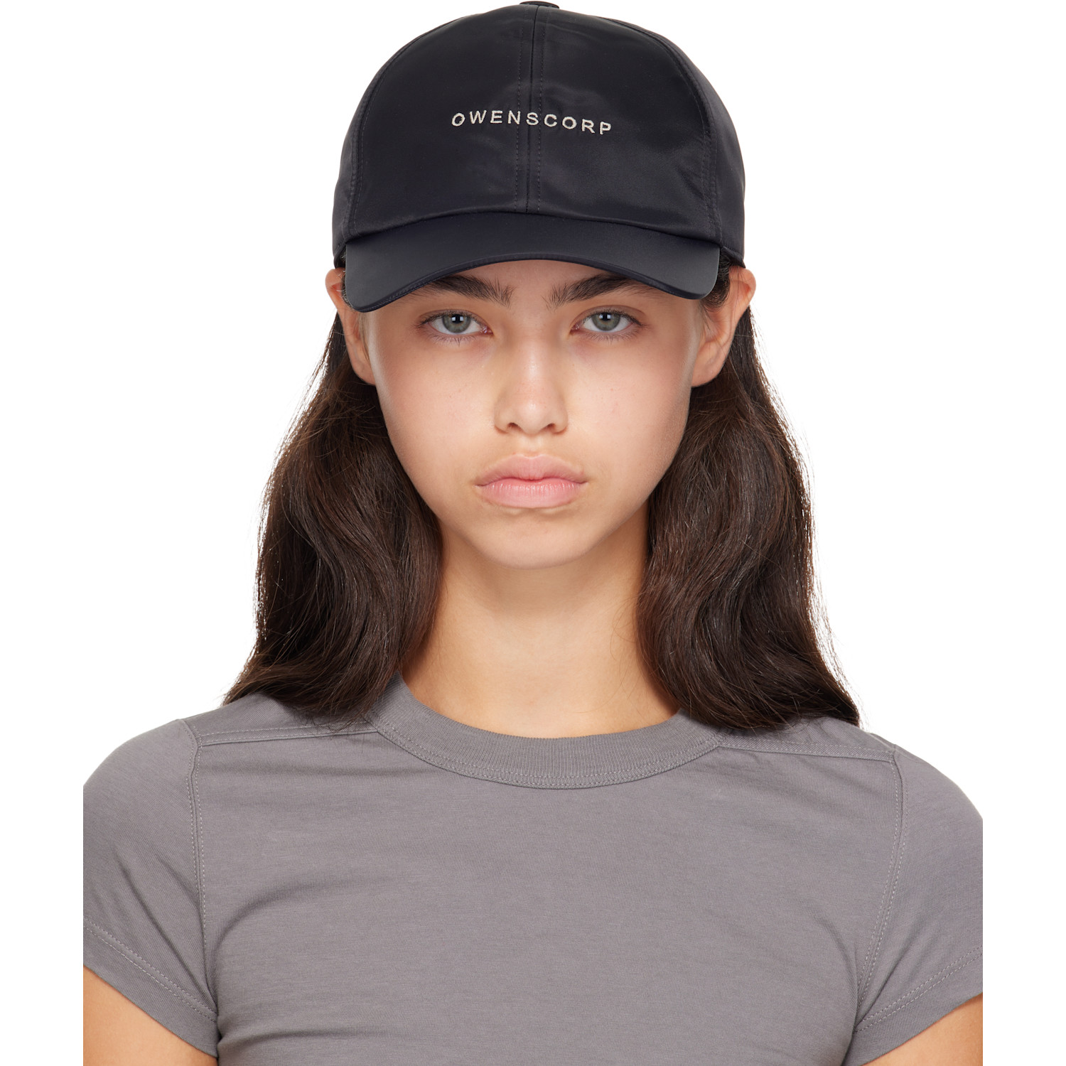 Rick Owens Black Tower Baseball Cap