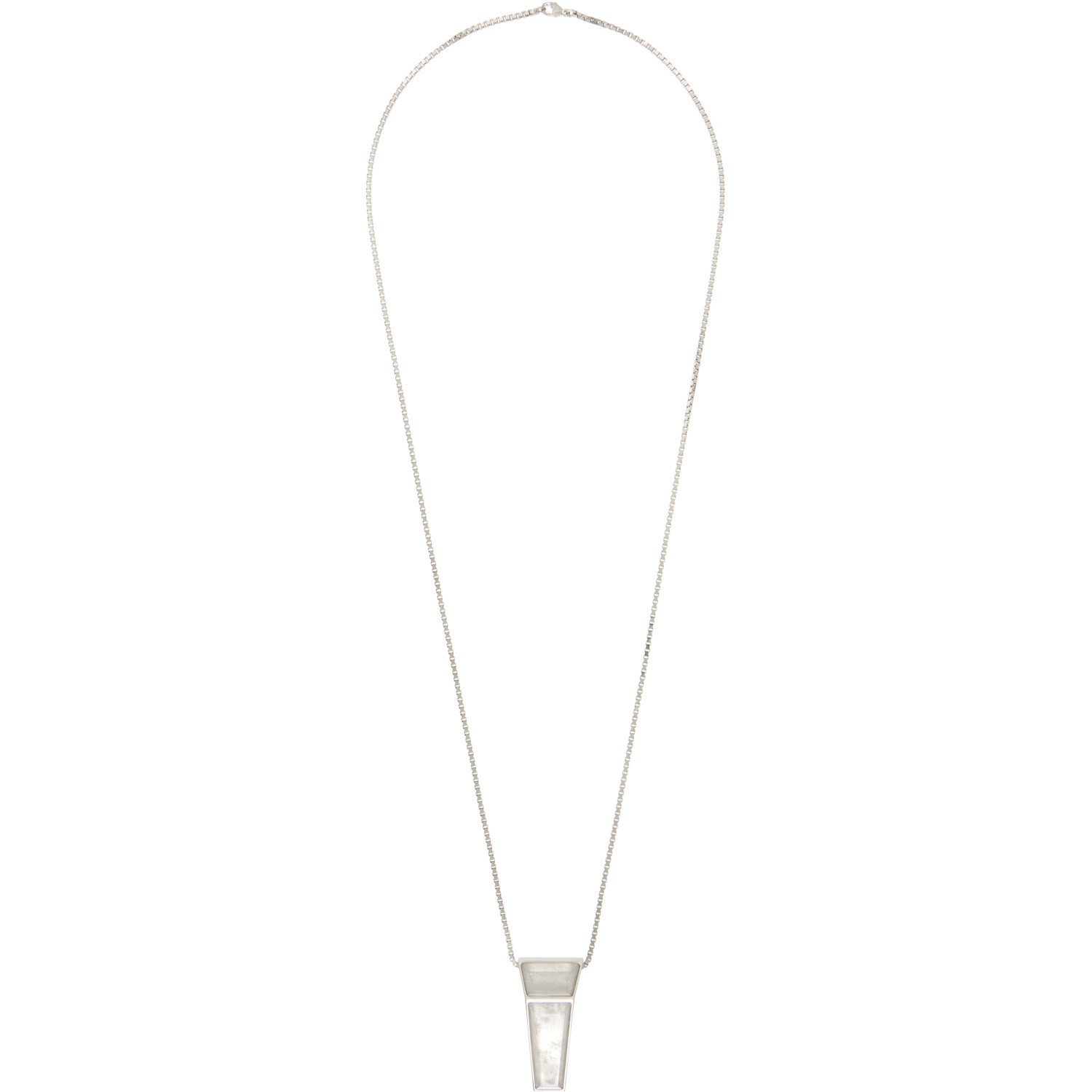 Rick Owens Crystal Trunk Charm Necklace