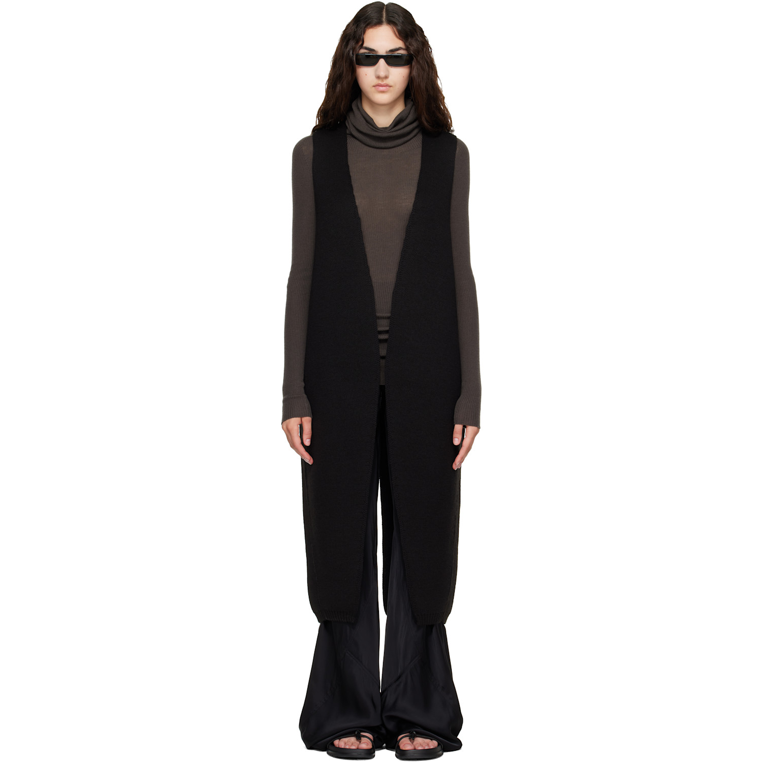 Rick Owens Black Tower Cyclops Vest