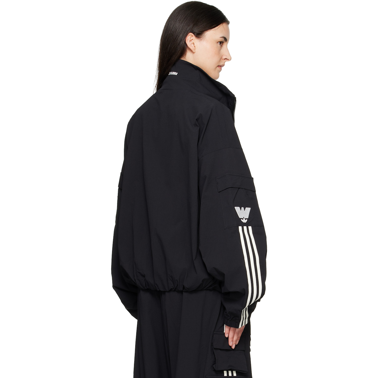  Willy Chavarria Black Adidas Originals Edition Cargo Jacket 