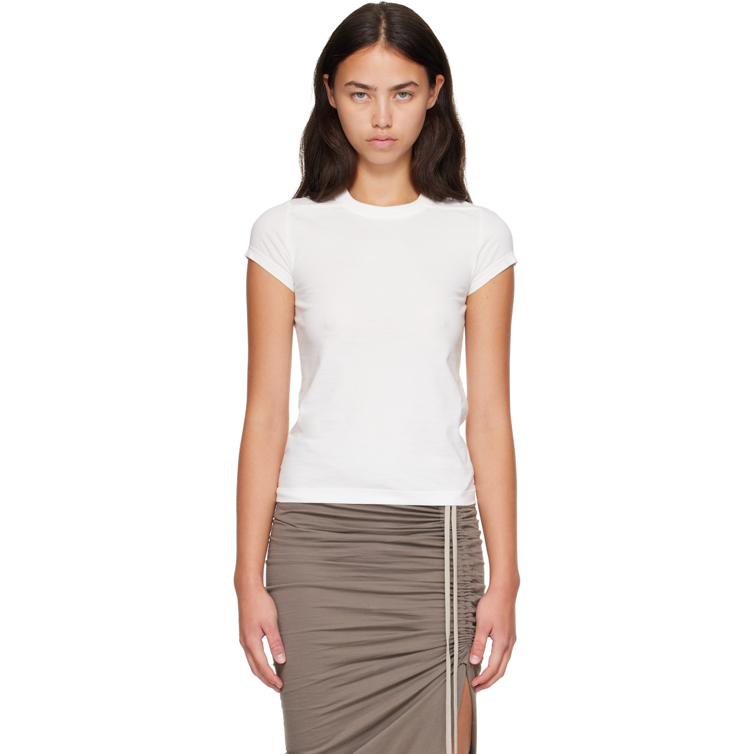 Rick Owens Off-White Tower Cropped Level T-shirt