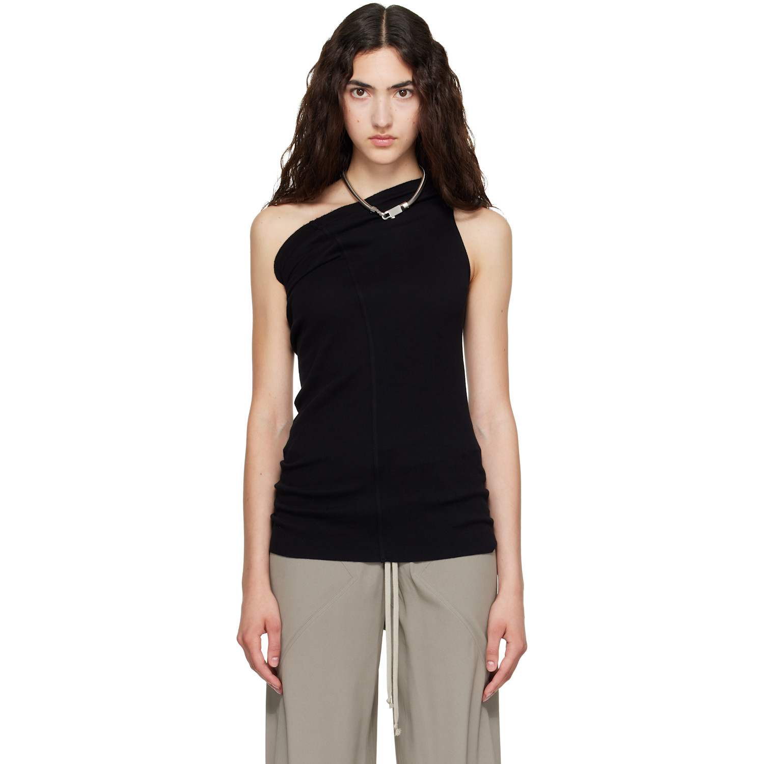 Rick Owens Black Tower Athena Top