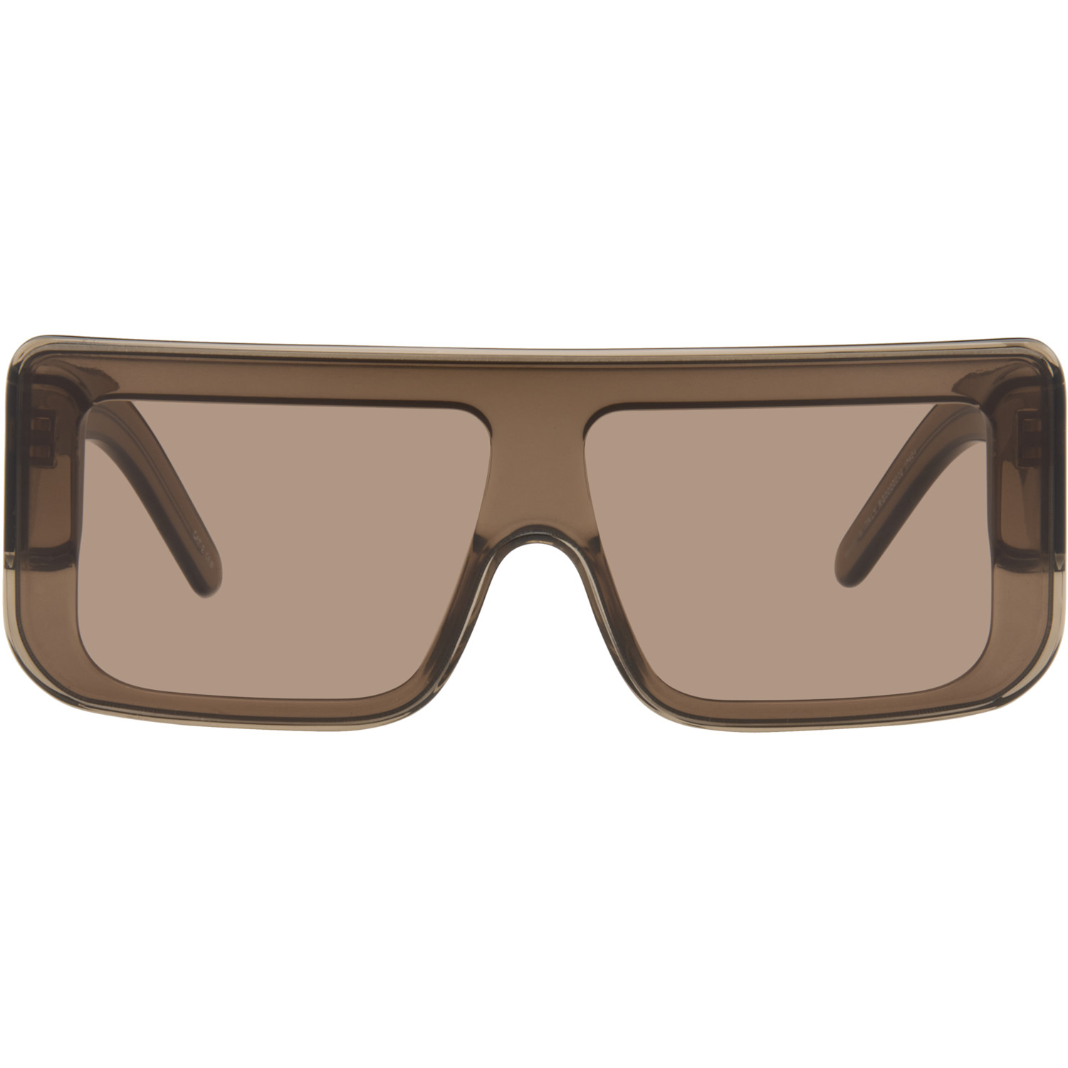 Rick Owens Brown Tower Documenta Sunglasses