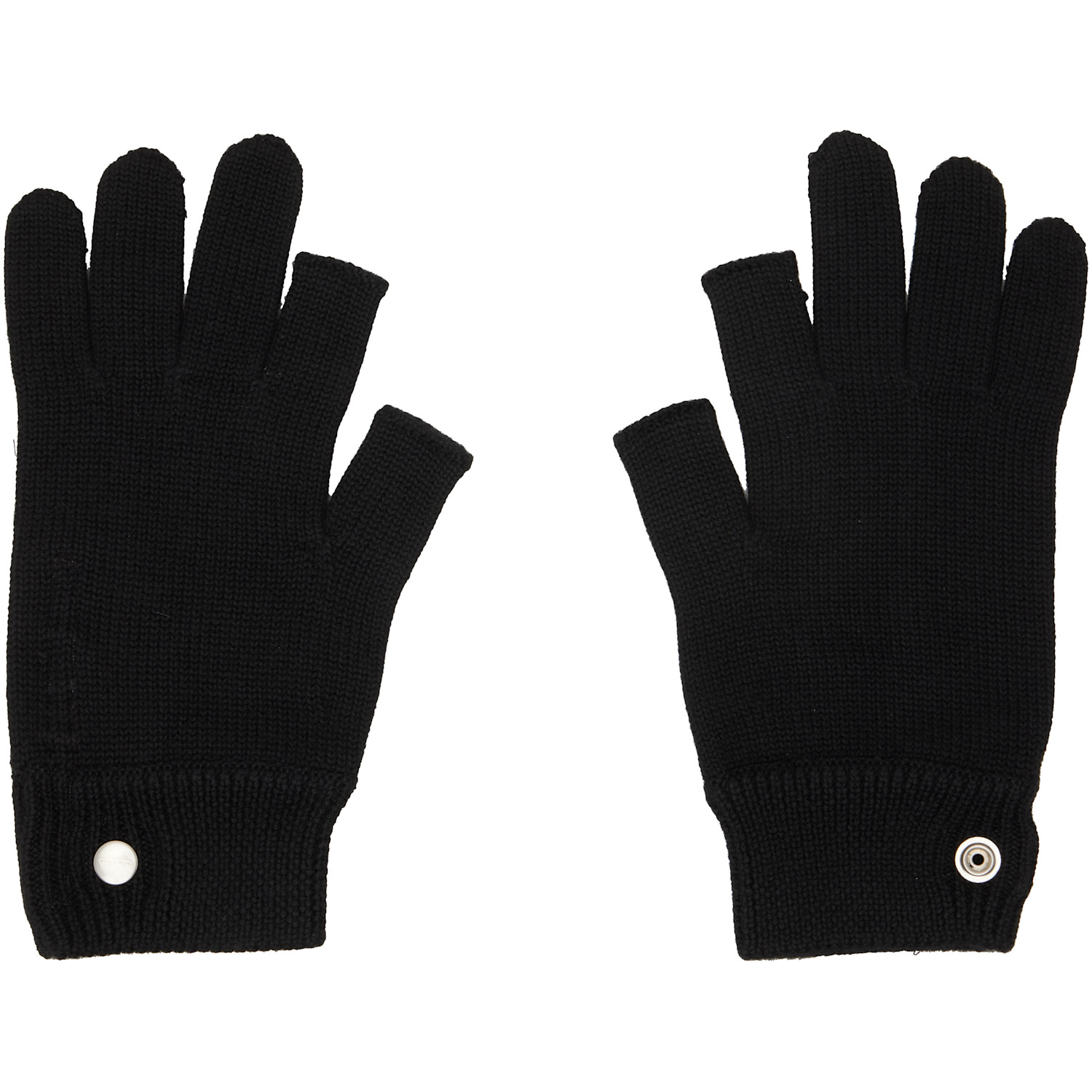 Rick Owens Black Tower Touchscreen Gloves