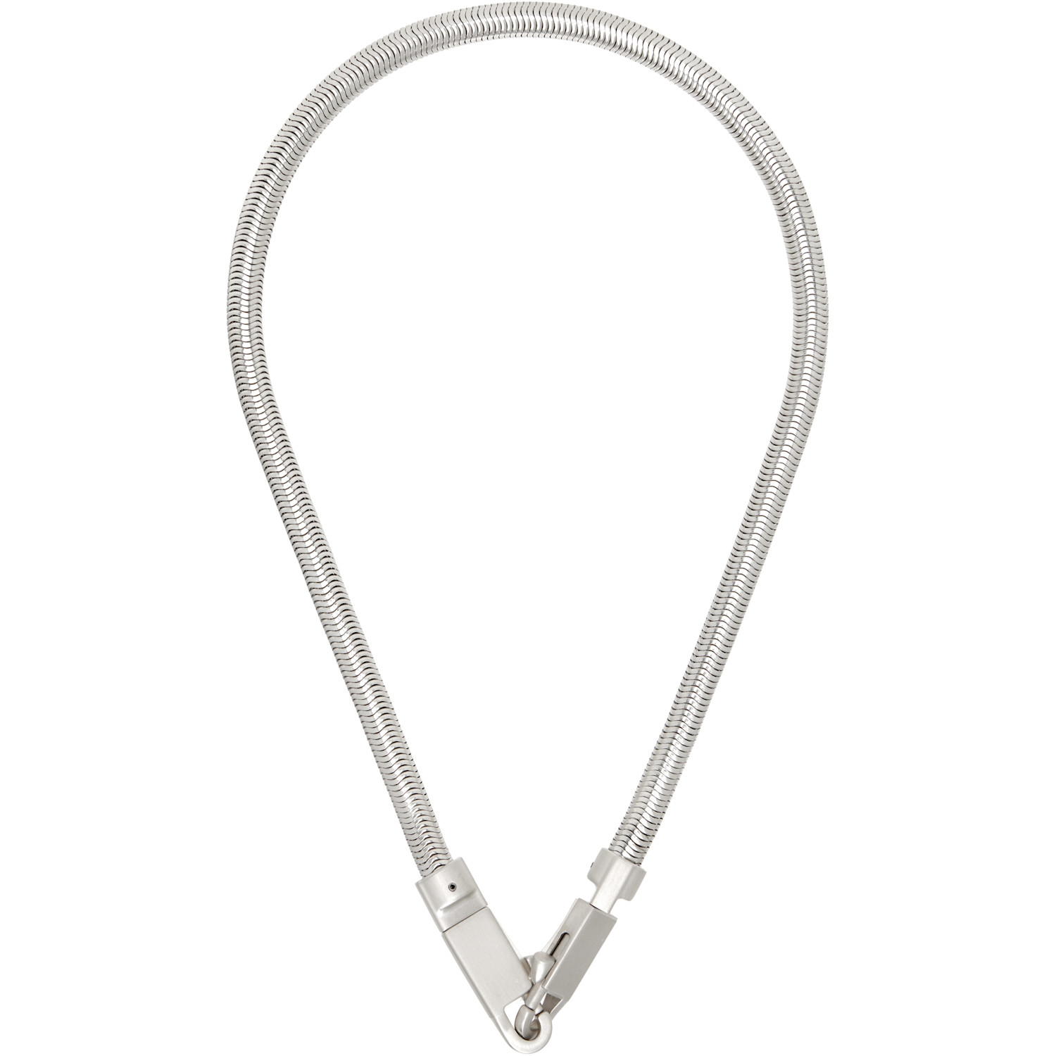 Rick Owens Temple Snake Chain Necklace