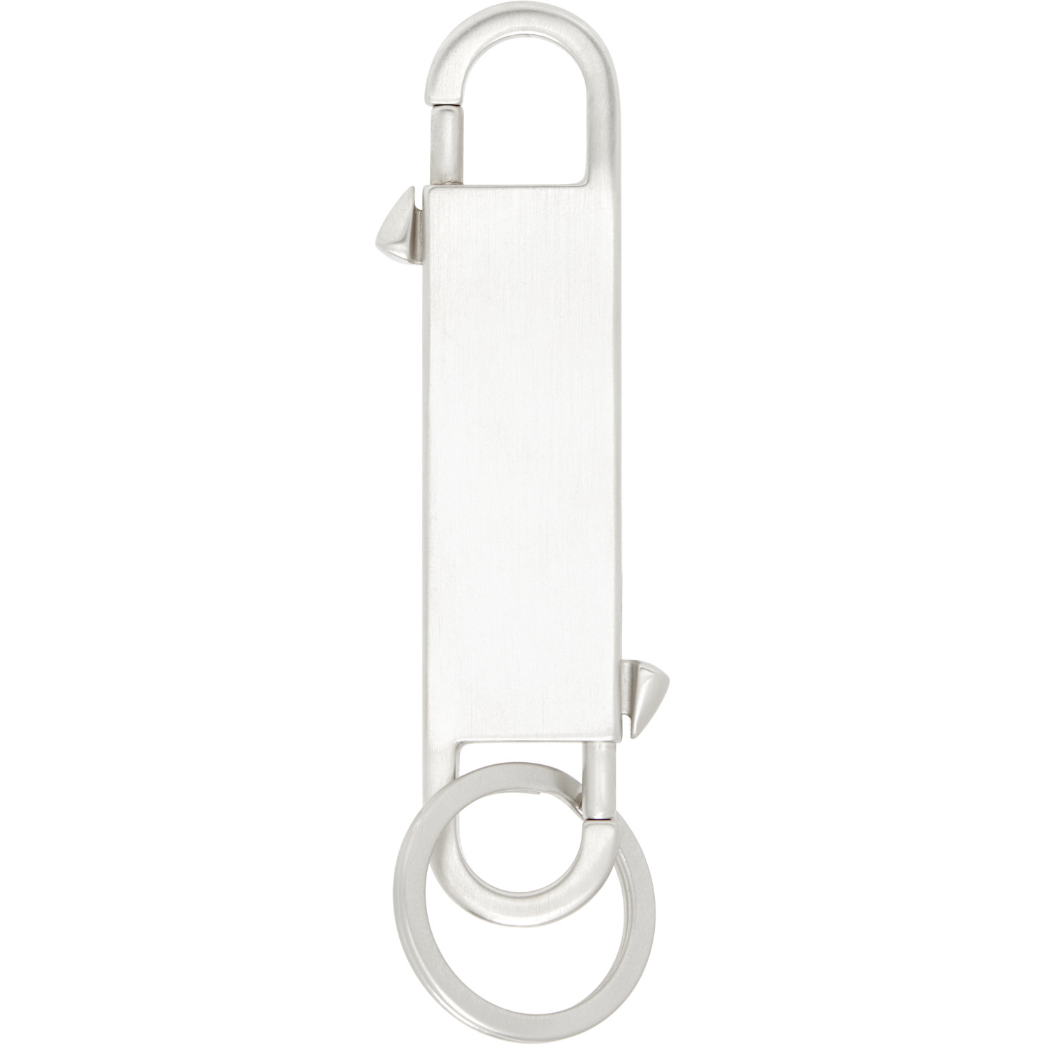 Rick Owens Silver Temple Gemini Keychain