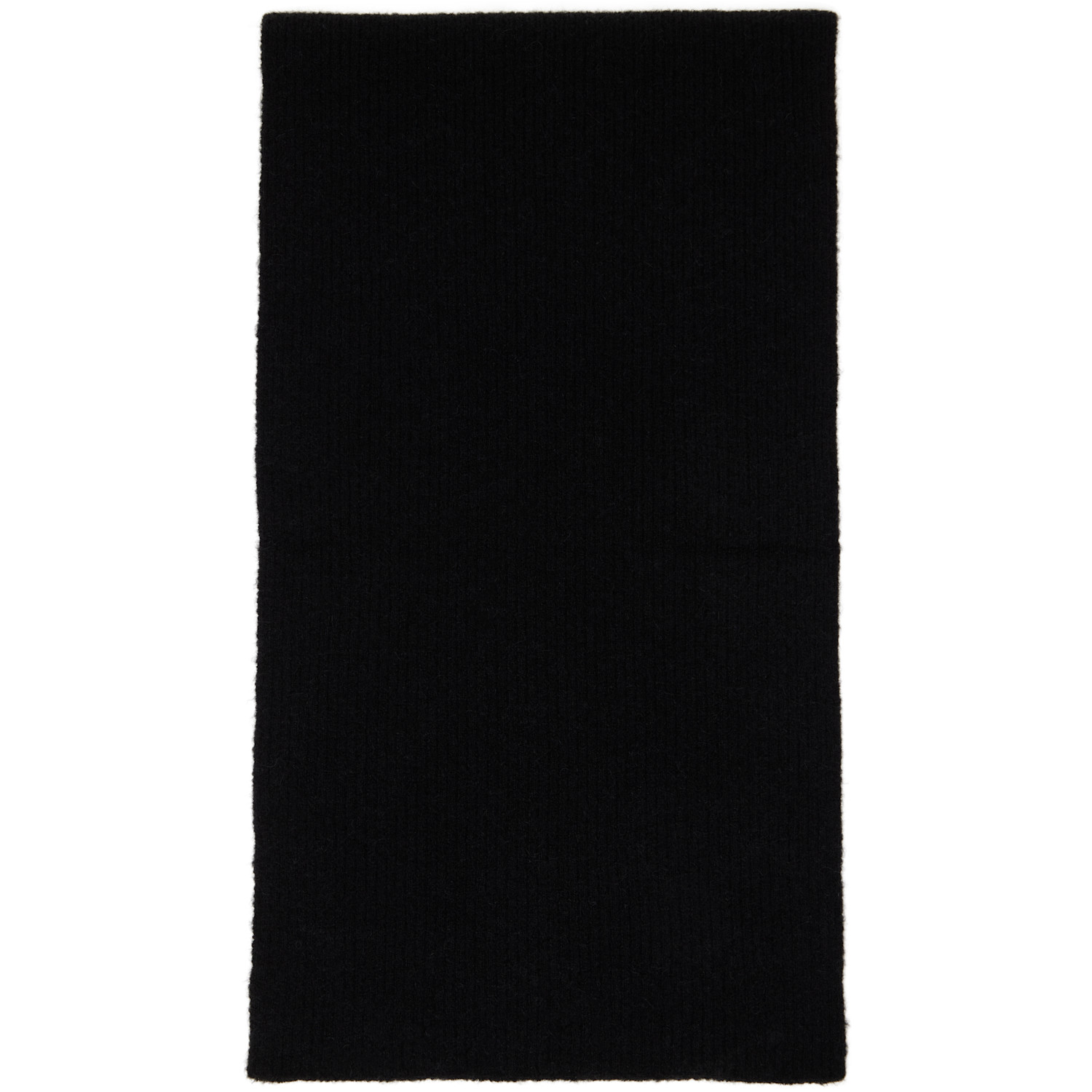 Rick Owens Black Tower Long Scarf
