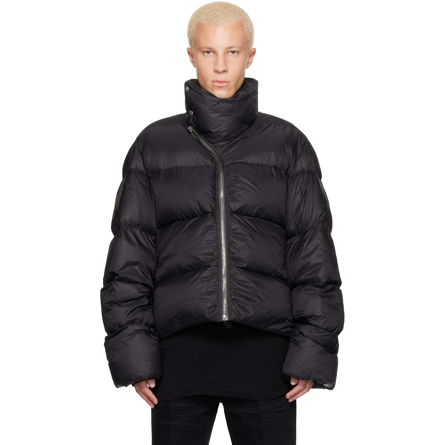 Rick Owens Black Tower Turtle Down Jacket