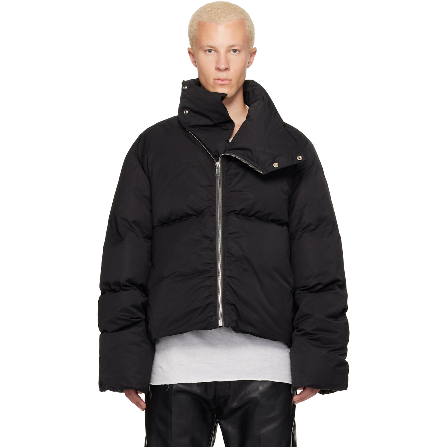Rick Owens Black Tower Turtle Down Jacket