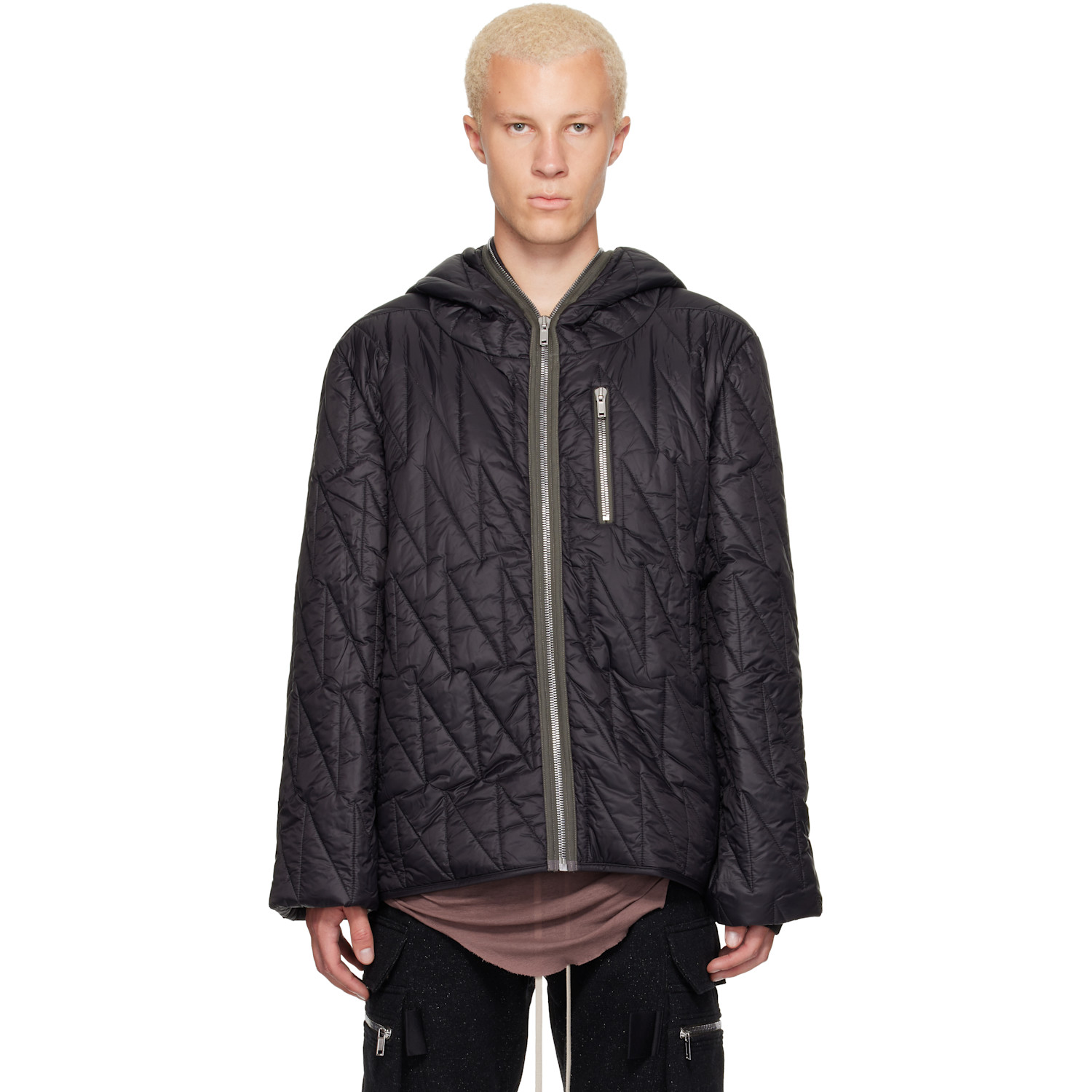 Rick Owens Black Tower Thindown Jacket