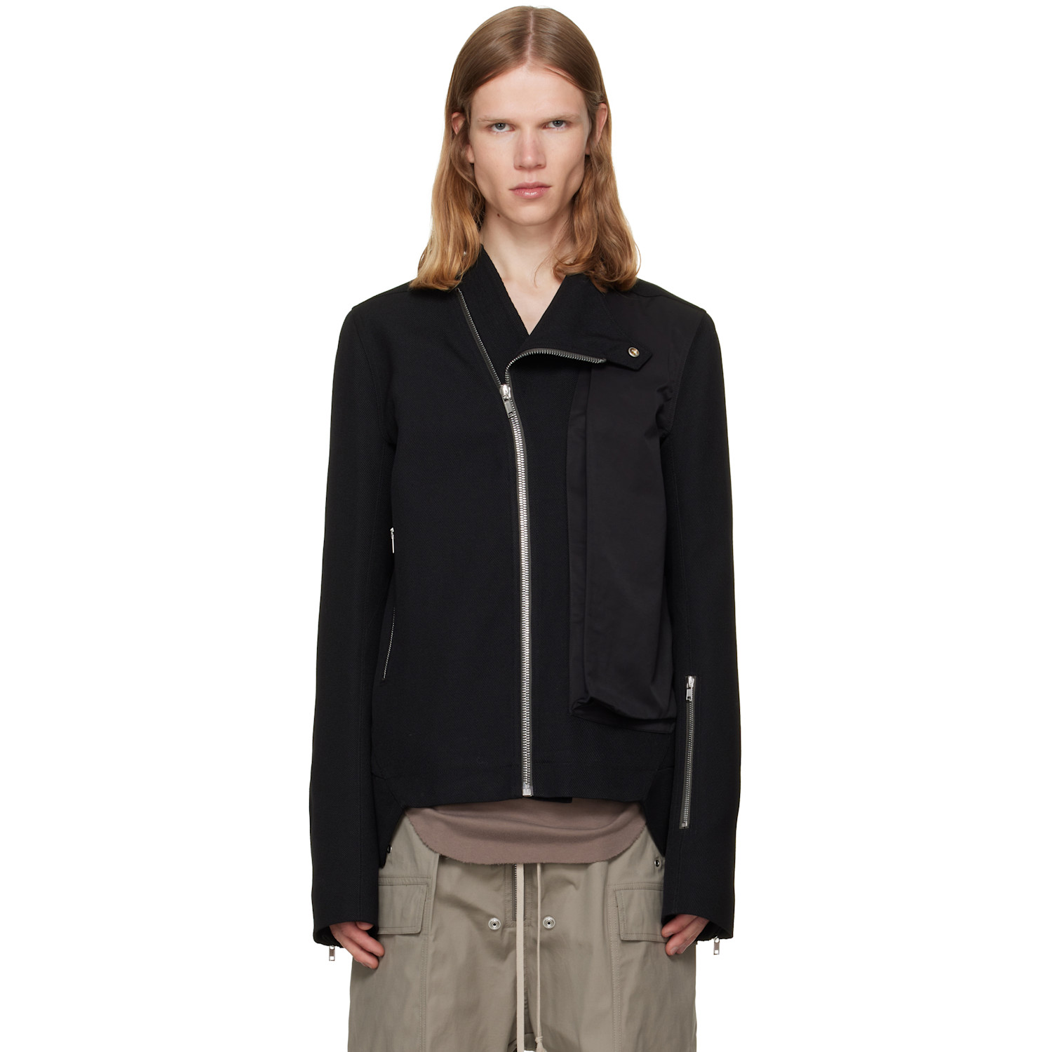 Rick Owens Black Tower Release Jacket