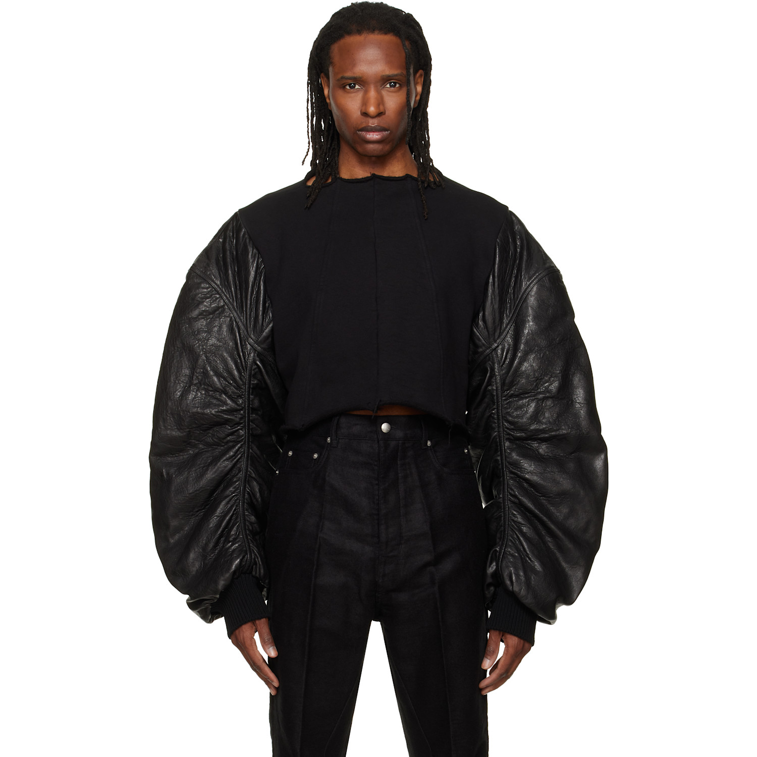 Rick Owens Black Tower Secchia Jacket