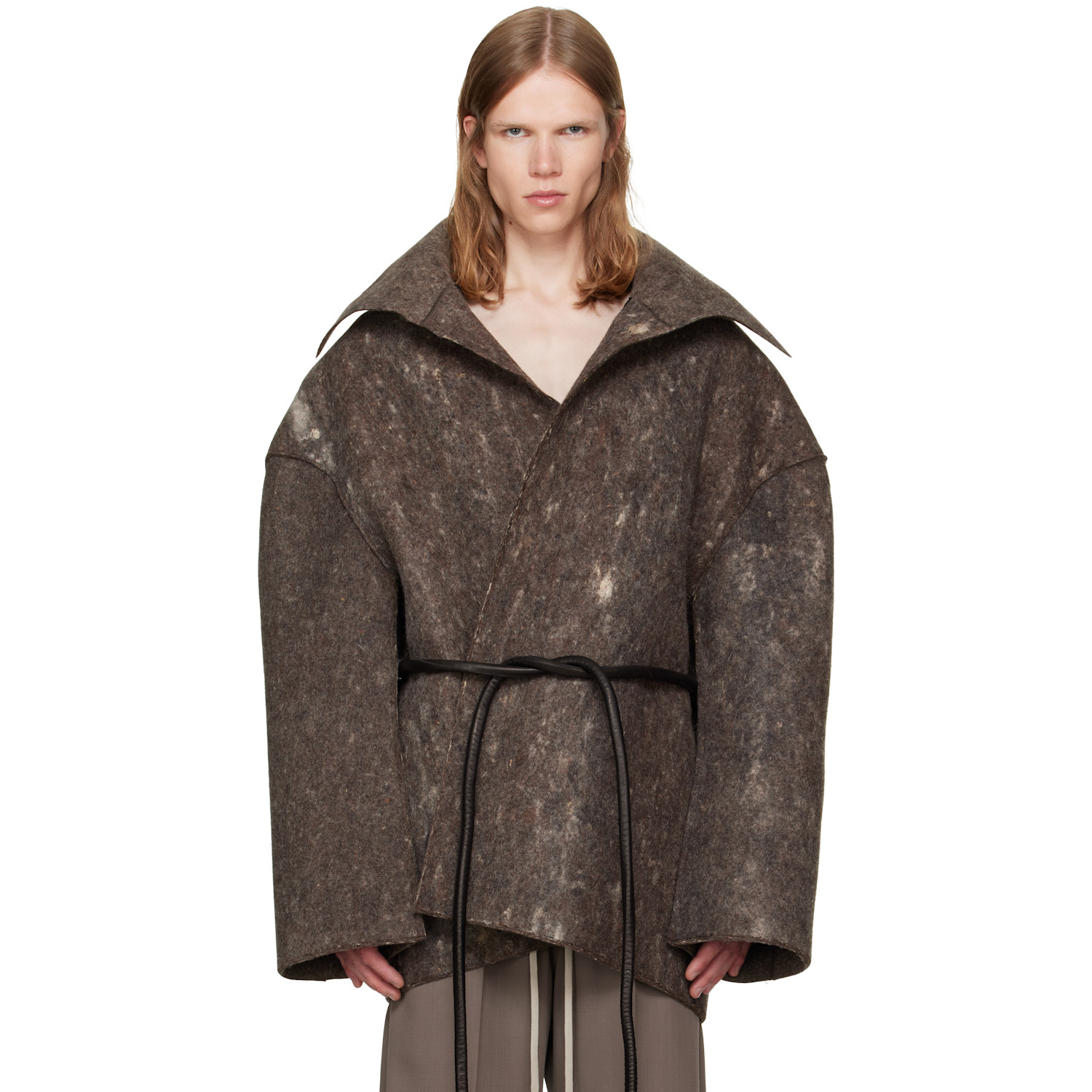 Rick Owens Black Tower Dracucollar Jacket