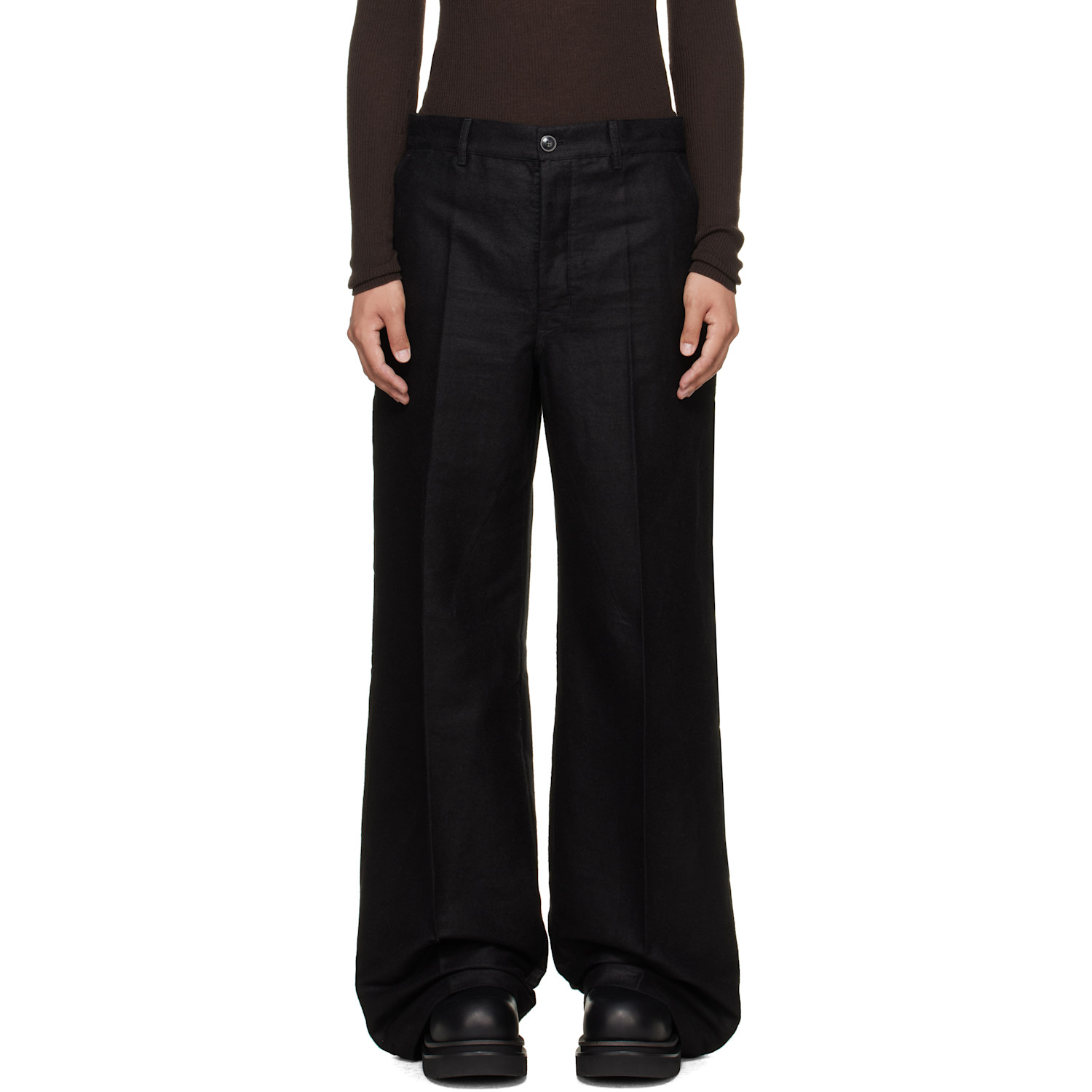 Rick Owens Black Tower Work Trousers