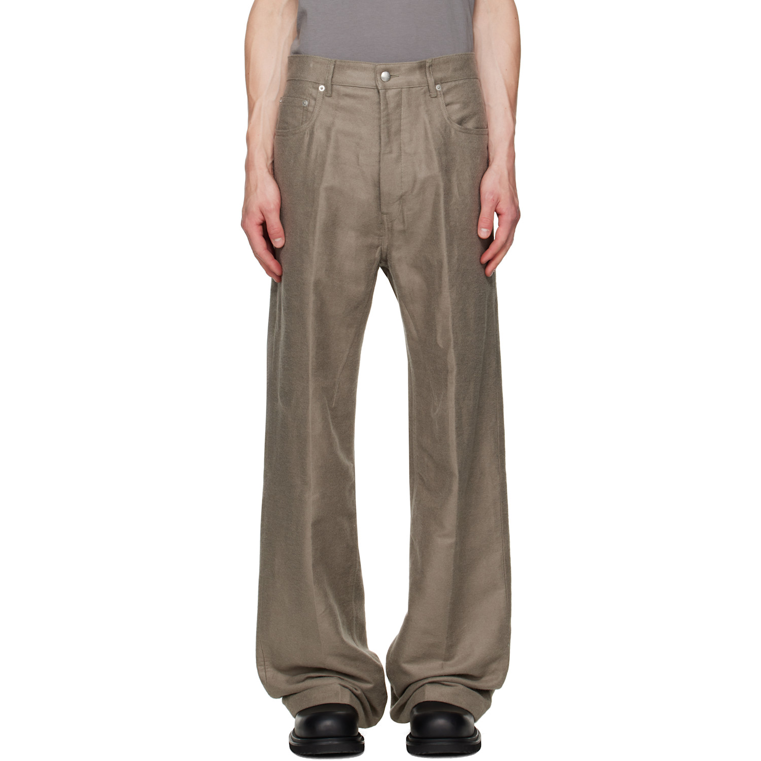 Rick Owens Gray Tower Geth Trousers