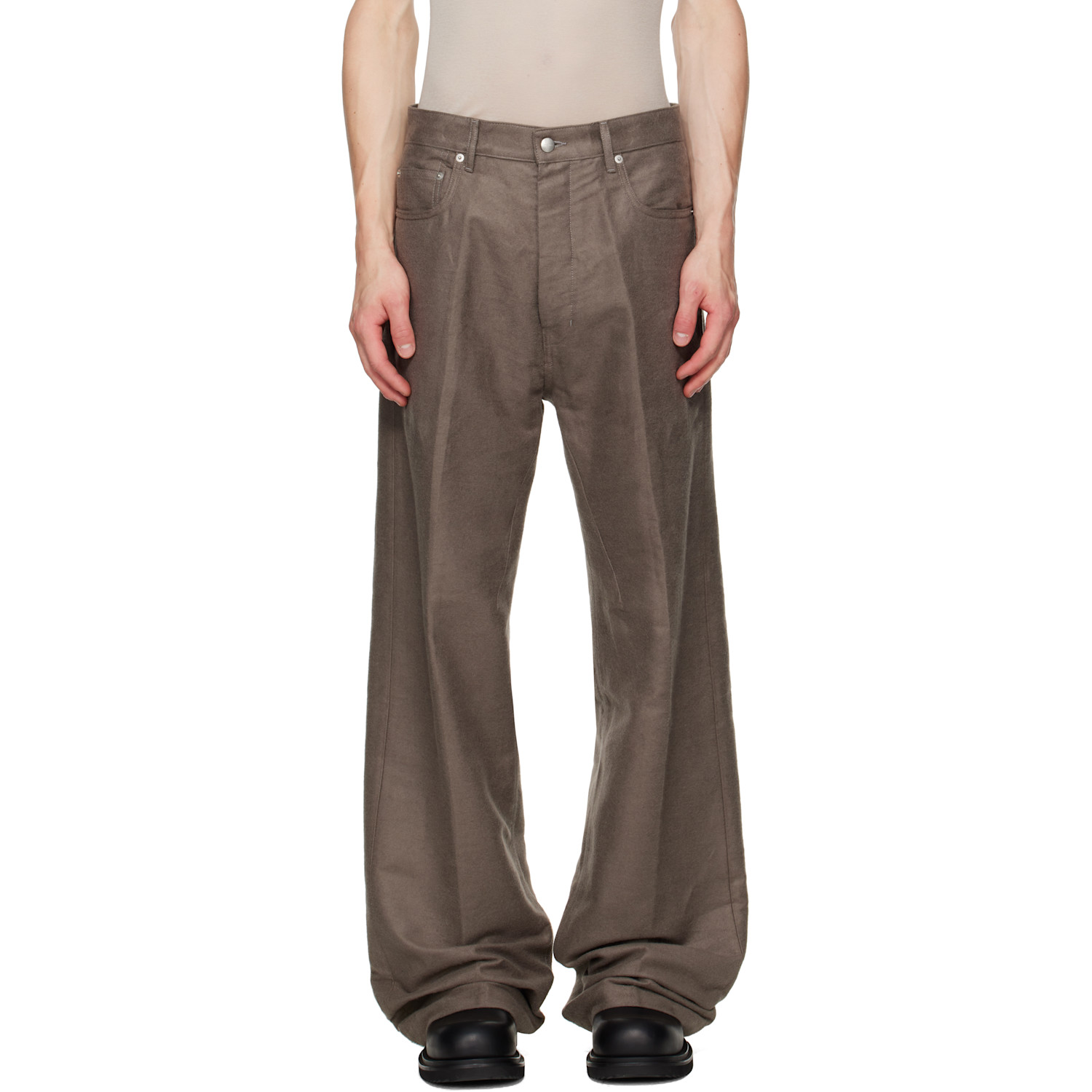 Rick Owens Gray Tower Geth Trousers