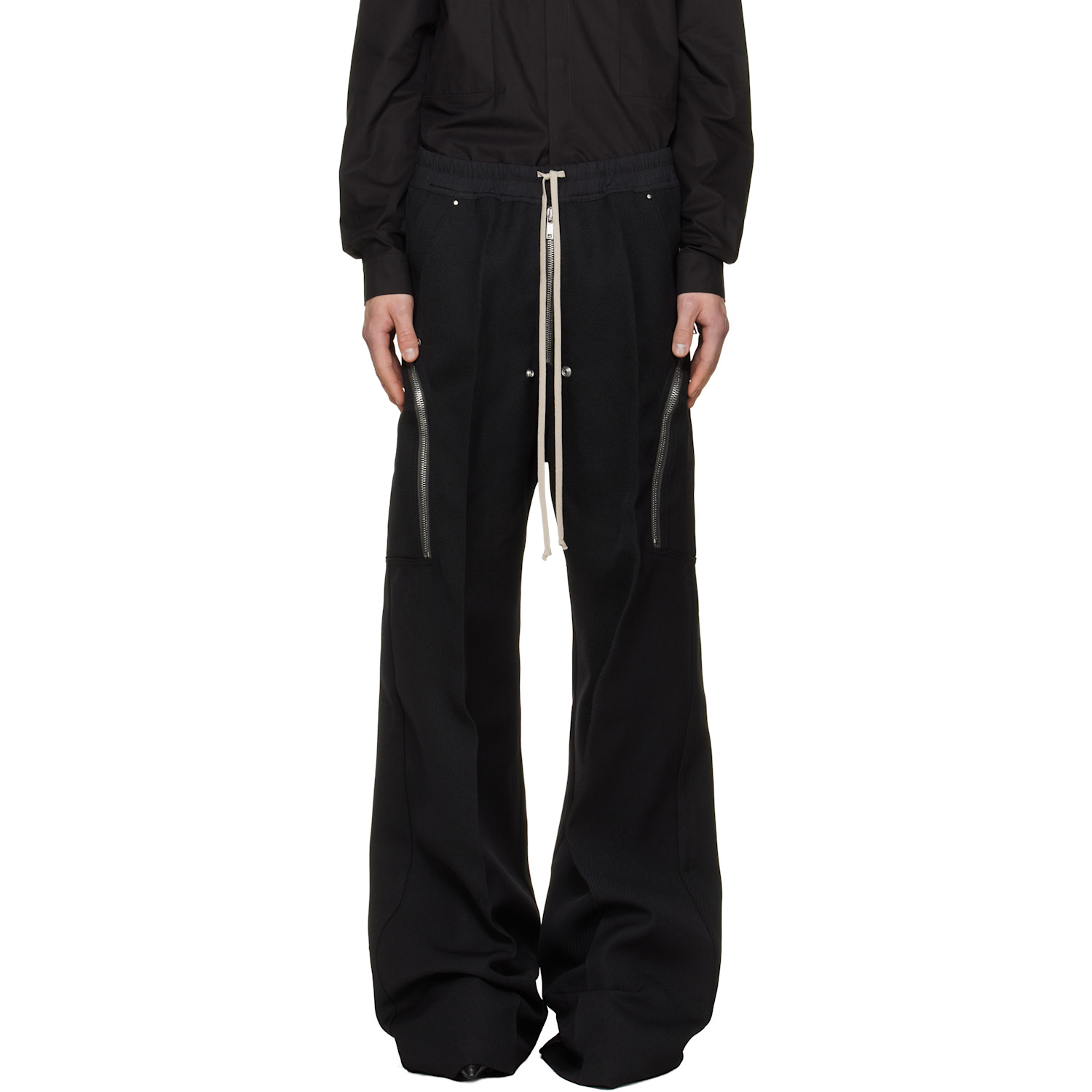 Rick Owens Black Tower Heizer Belas Cargo Pants