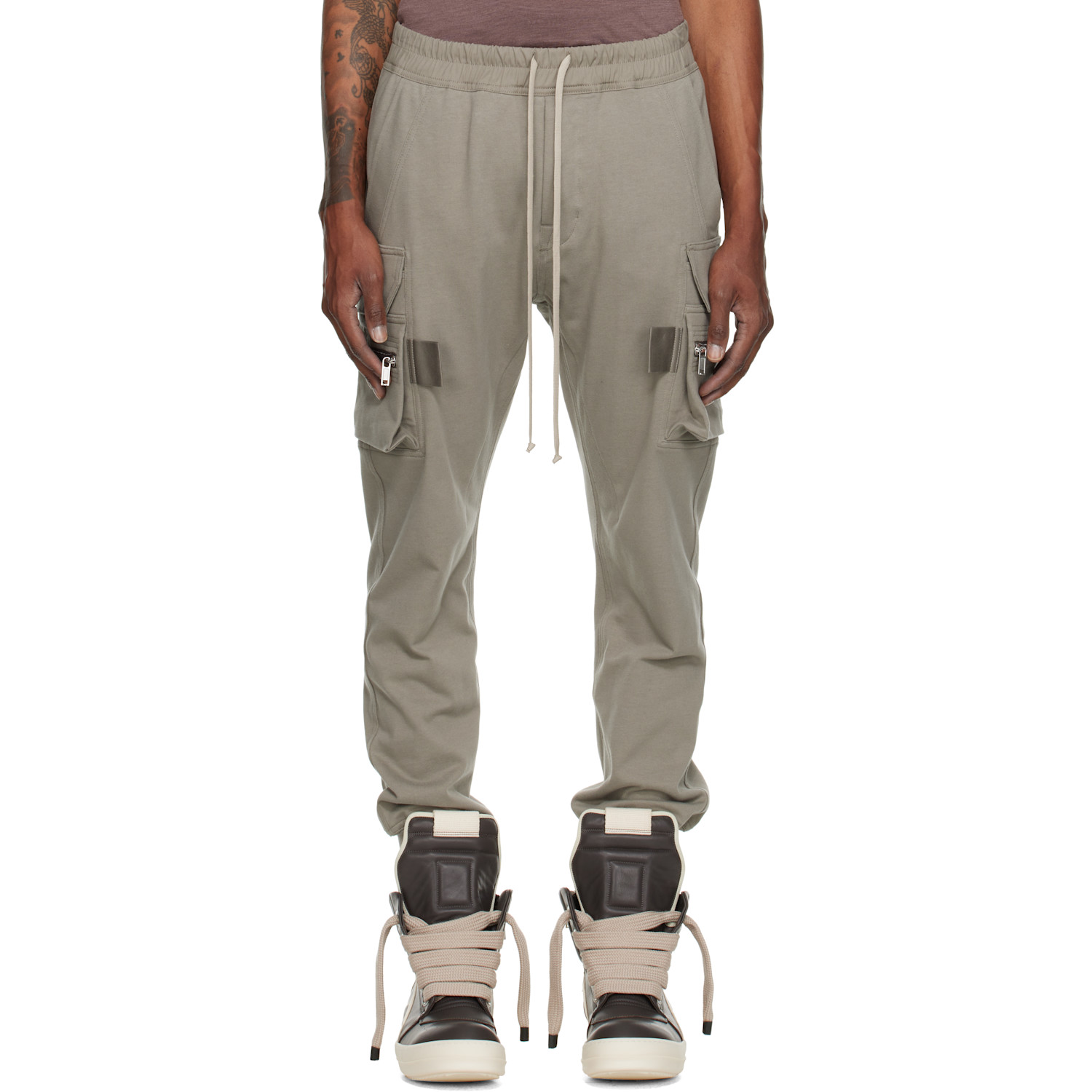 Rick Owens Taupe Tower Mastodon Cargo Pants
