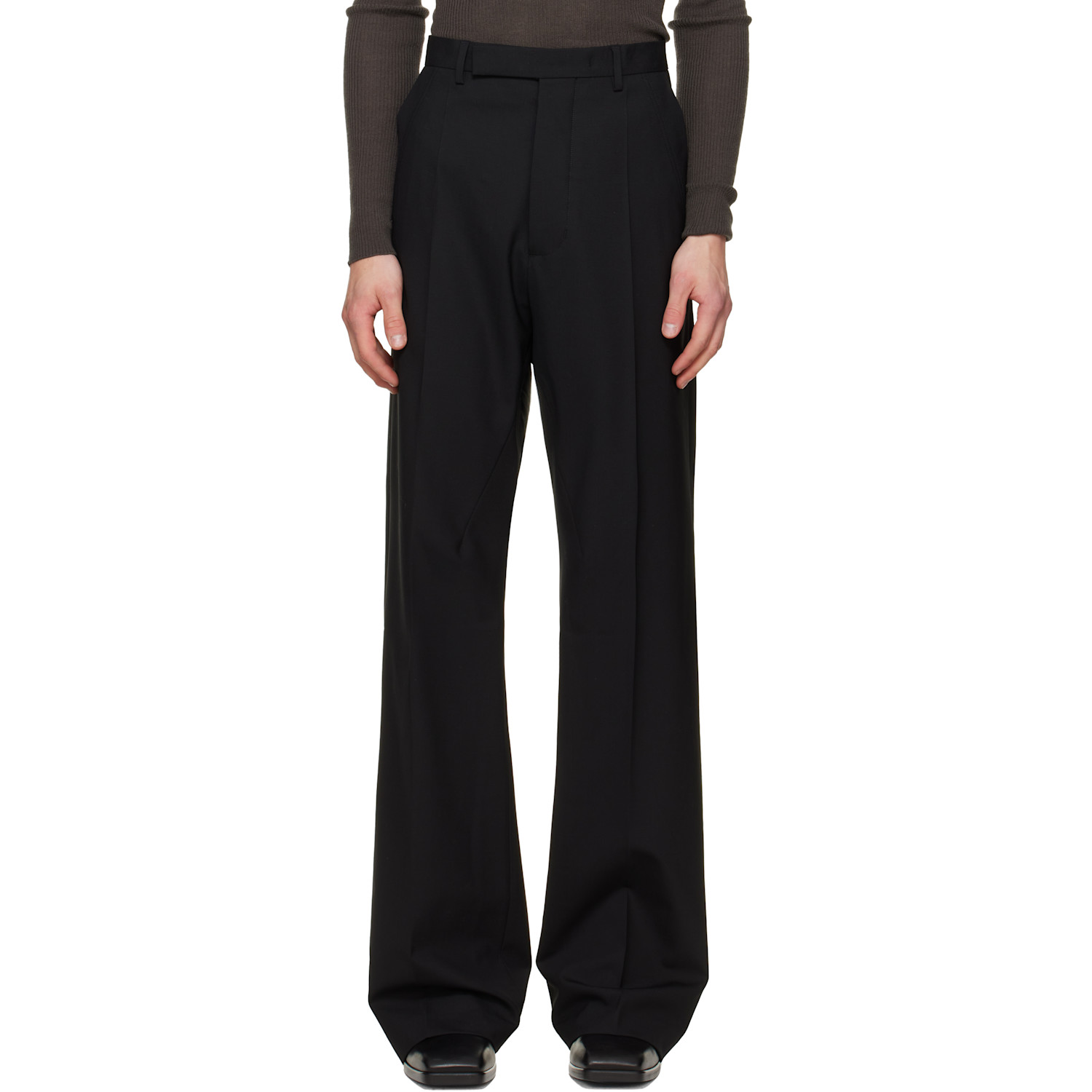 Rick Owens Black Tower Tailored Geth Trousers