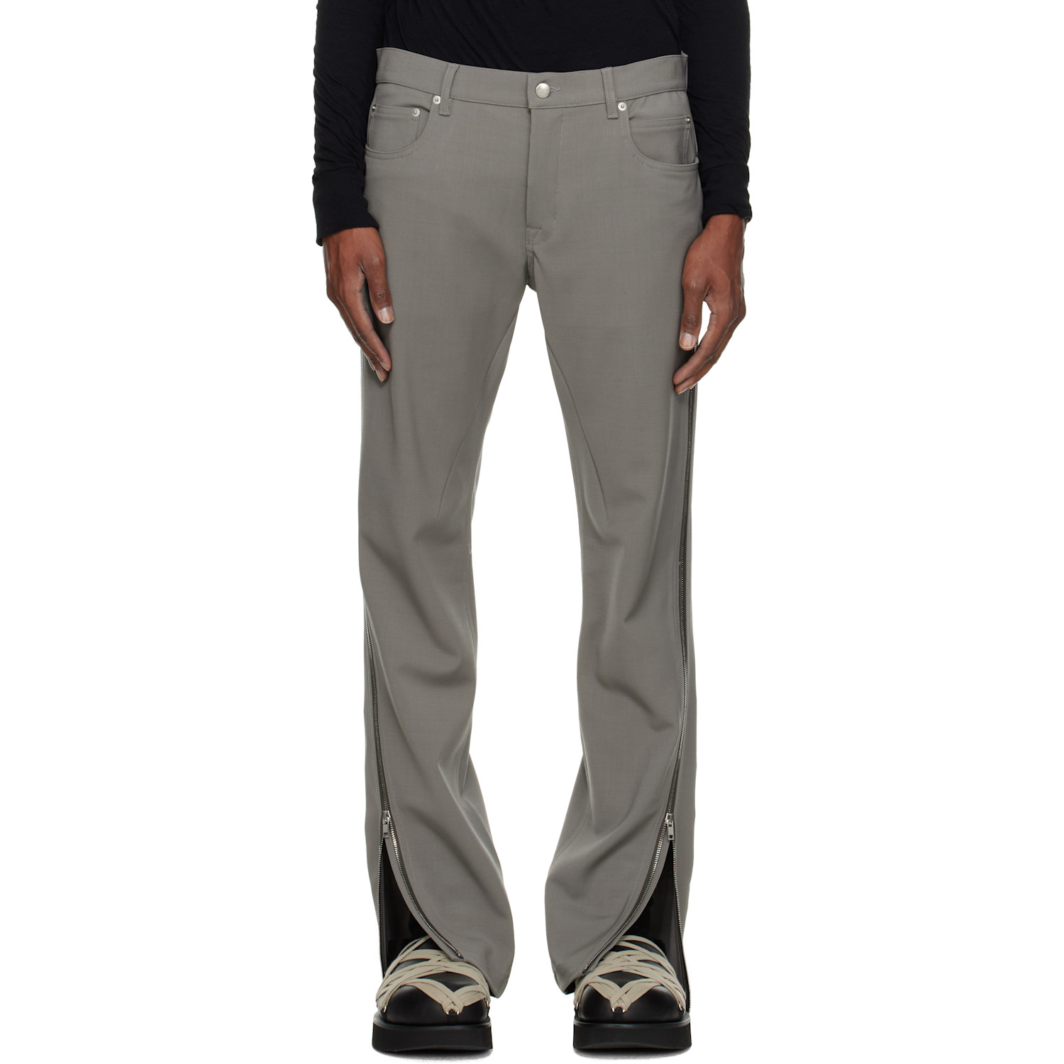 Rick Owens Gray Tower Vega Trousers