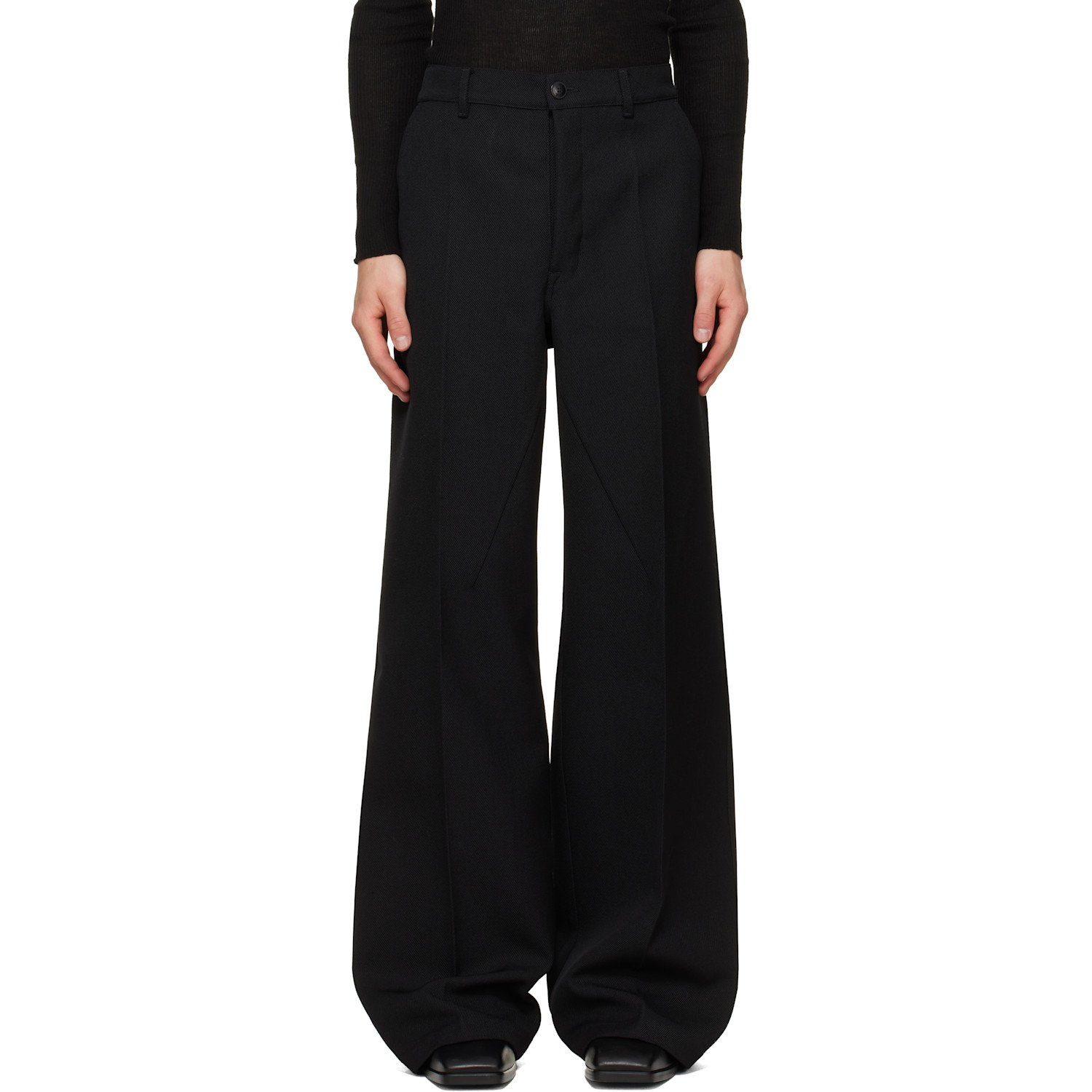 Rick Owens Black Tower Work Trousers