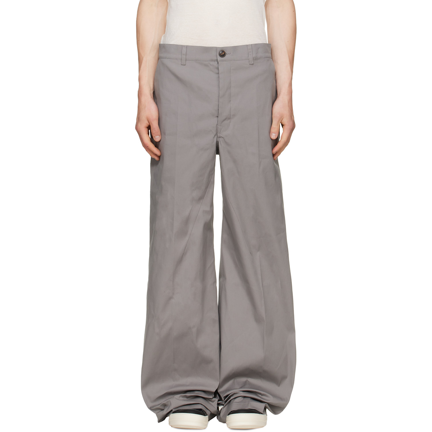 Rick Owens Gray Tower Work Trousers