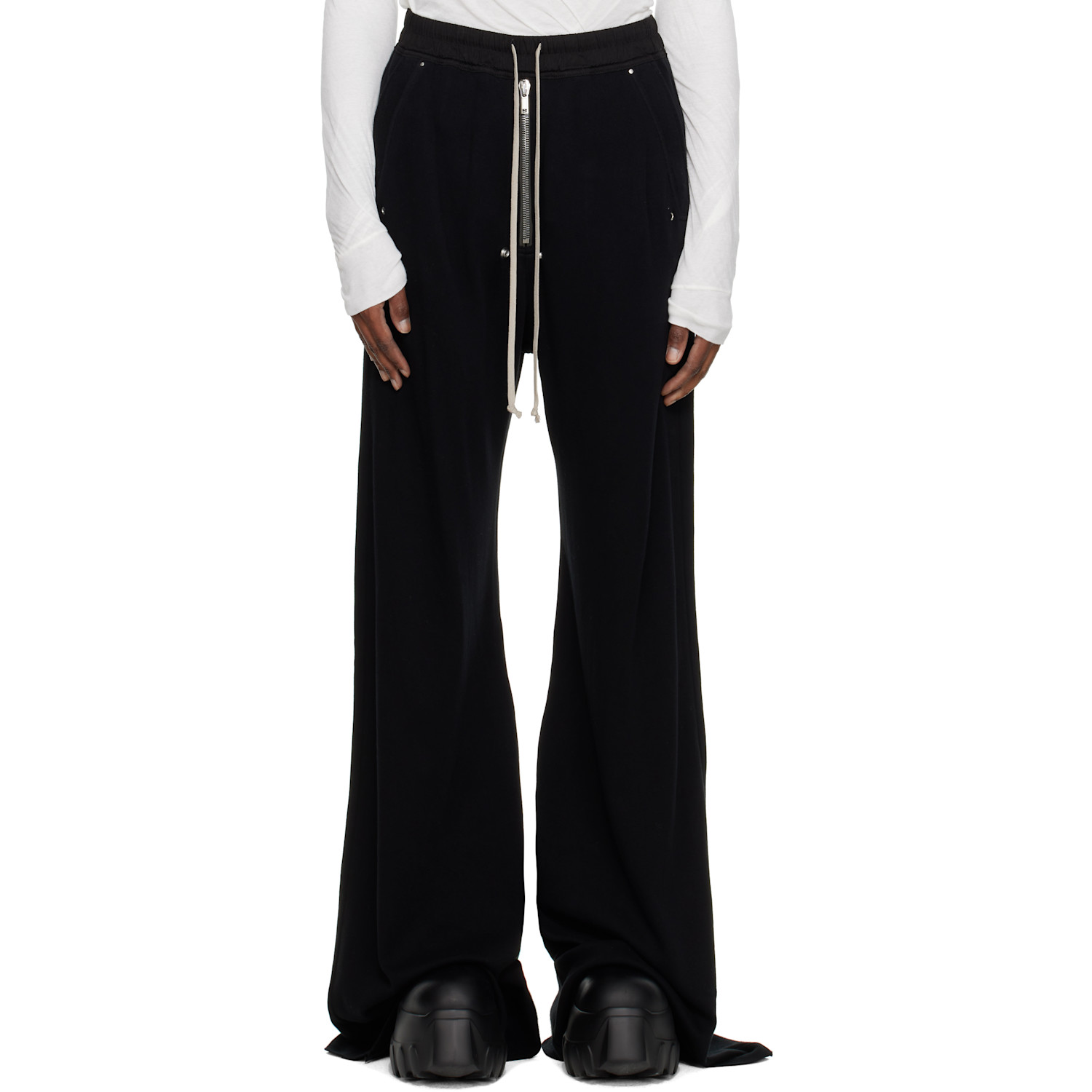 Rick Owens Black Tower Wide Bela Trousers