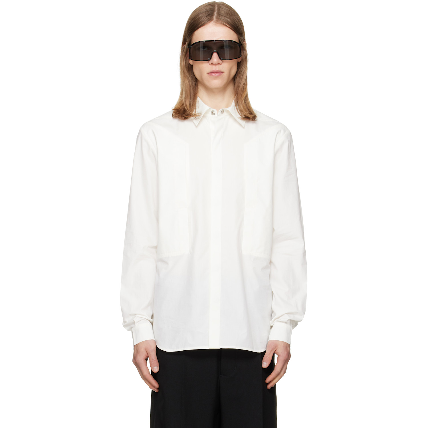 Rick Owens Off-White Tower Fogpocket Overshirt