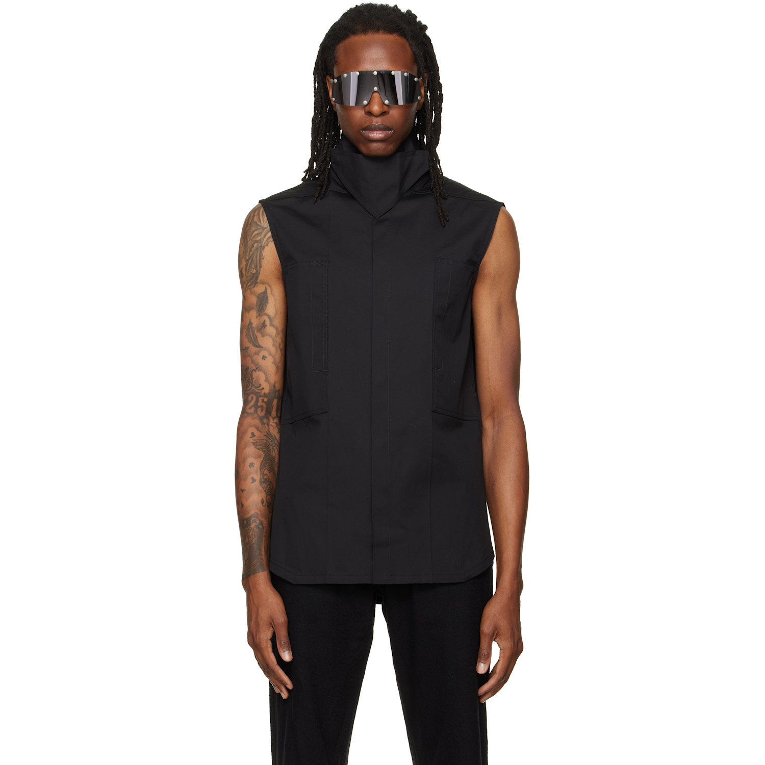 Rick Owens Black Tower SL Outershirt