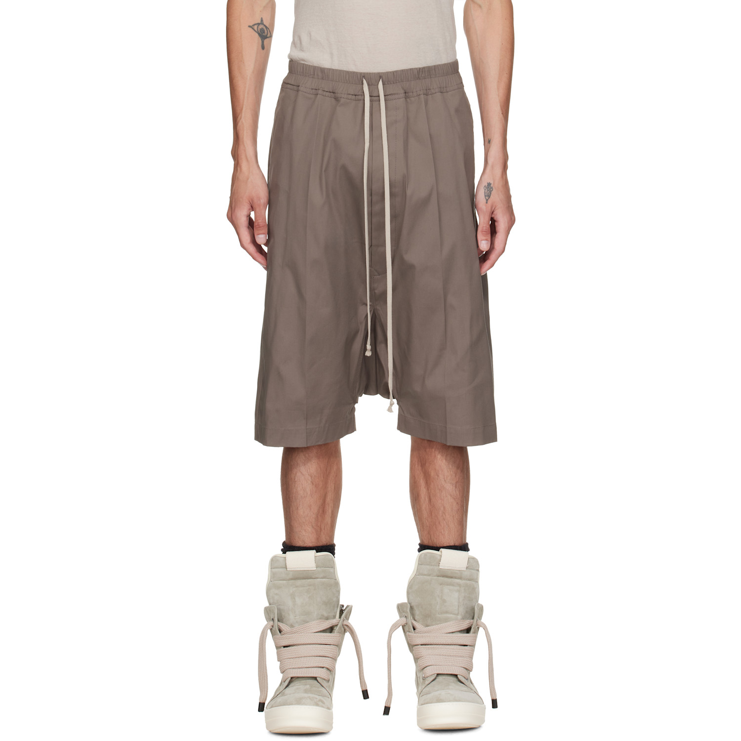 Rick Owens Gray Tower Rick S Pods Shorts