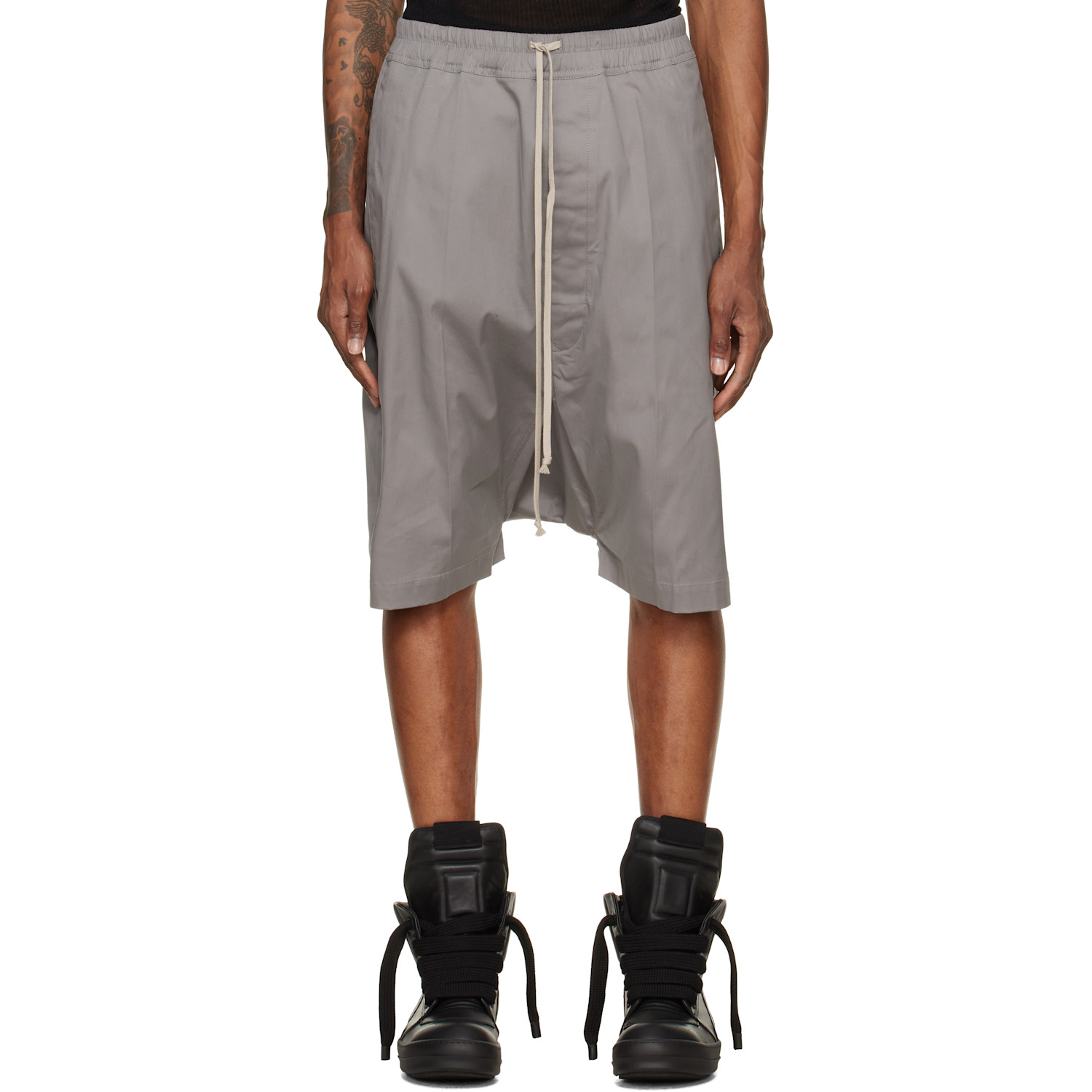 Rick Owens Gray Tower Rick S Pods Shorts