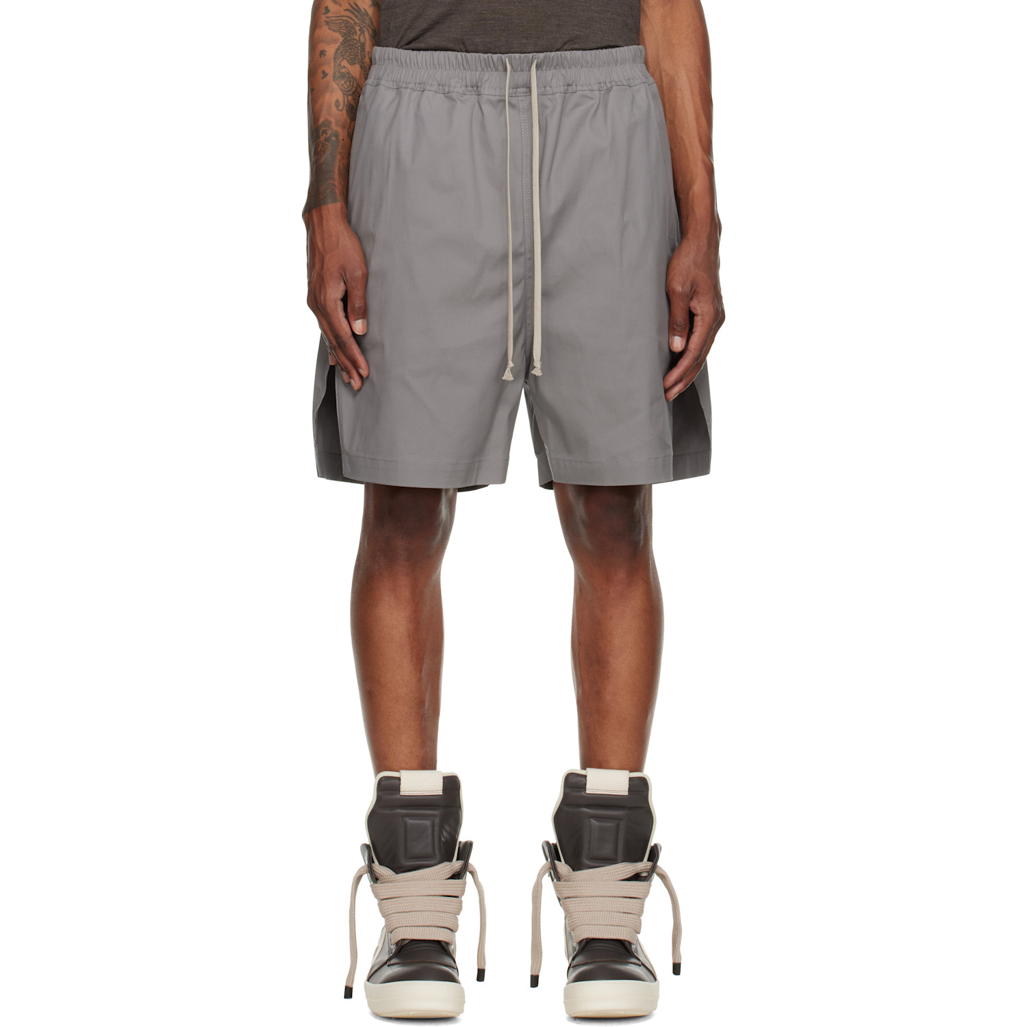 Rick Owens Gray Tower Boxers Shorts