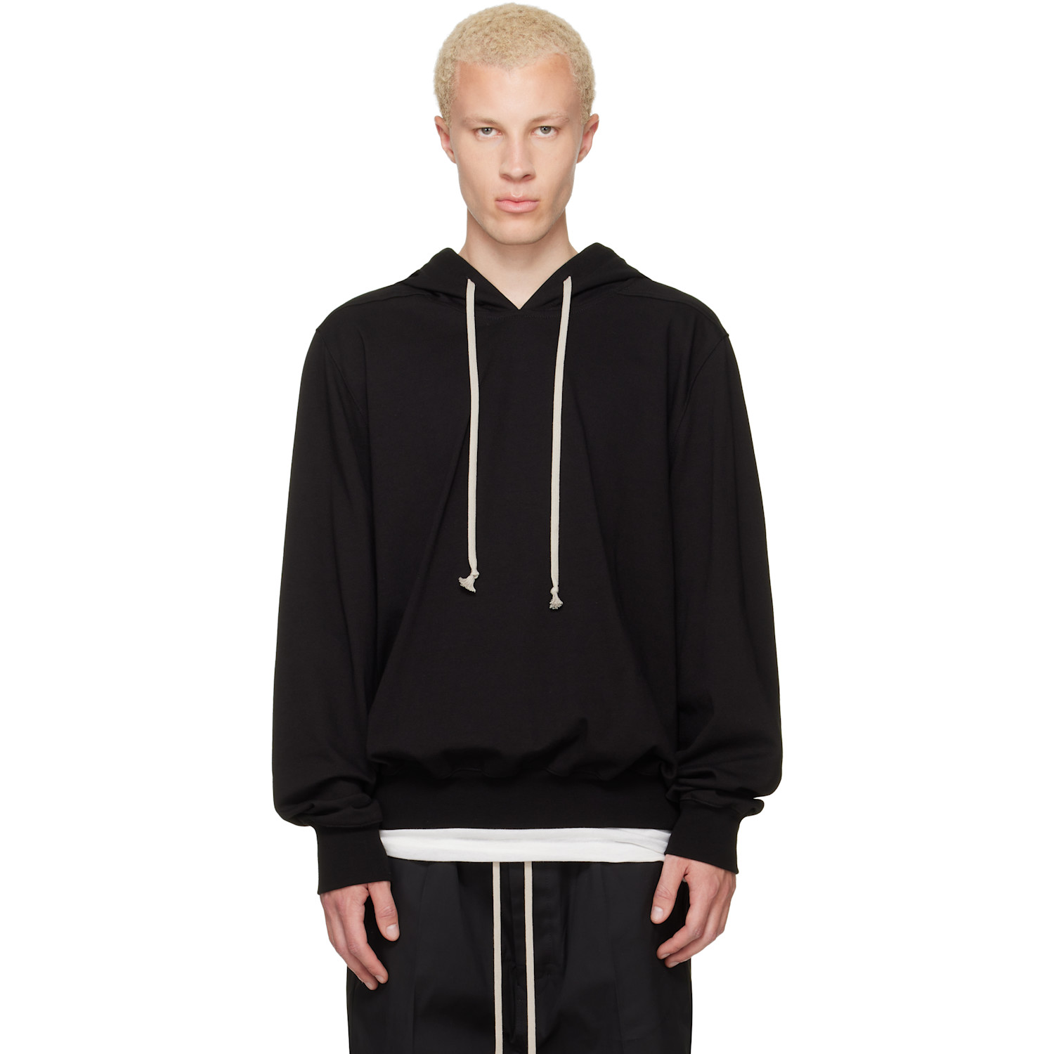 Rick Owens Black Tower Hoodie