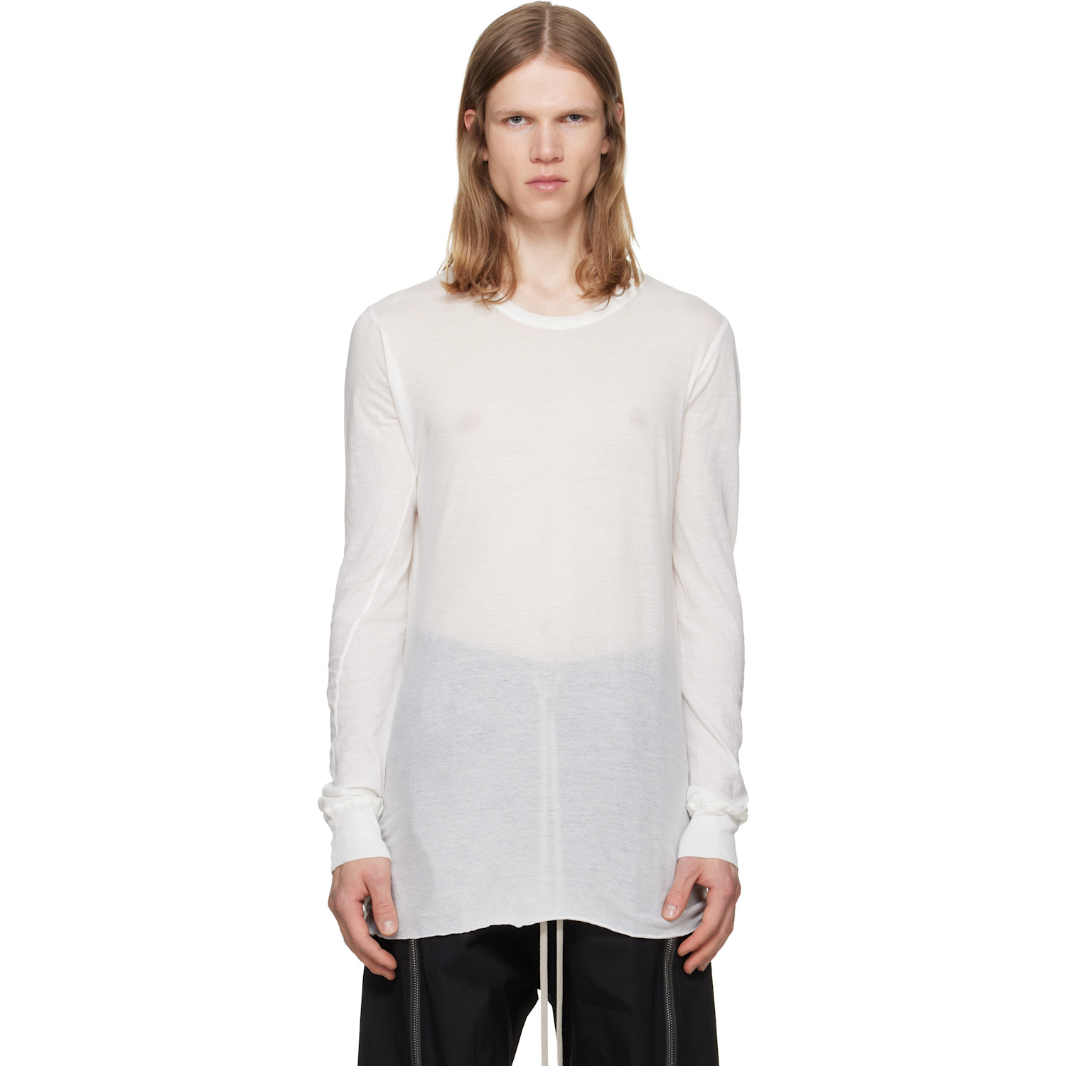 Rick Owens Off-White Tower Basic LS T-shirt