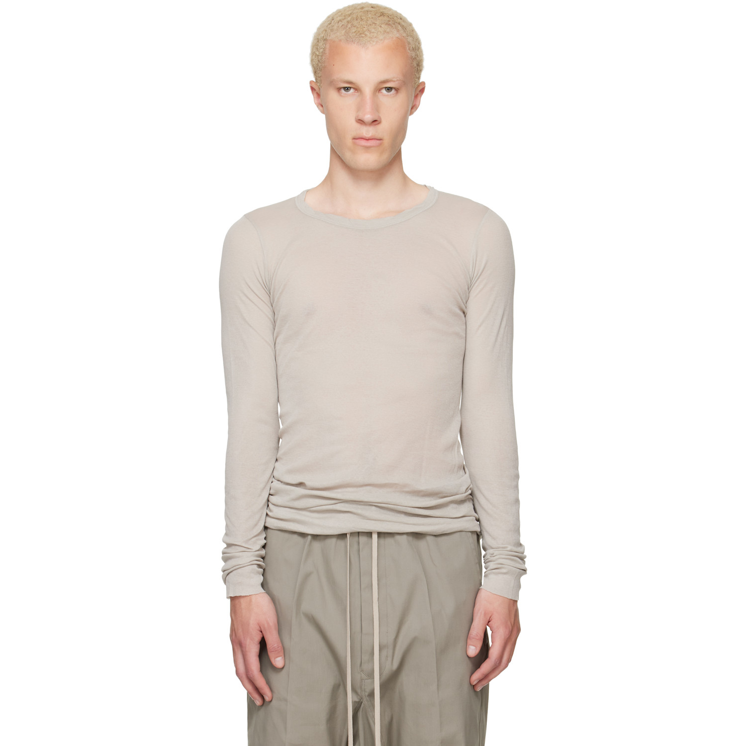 Rick Owens Off-White Tower Rib LS T-shirt