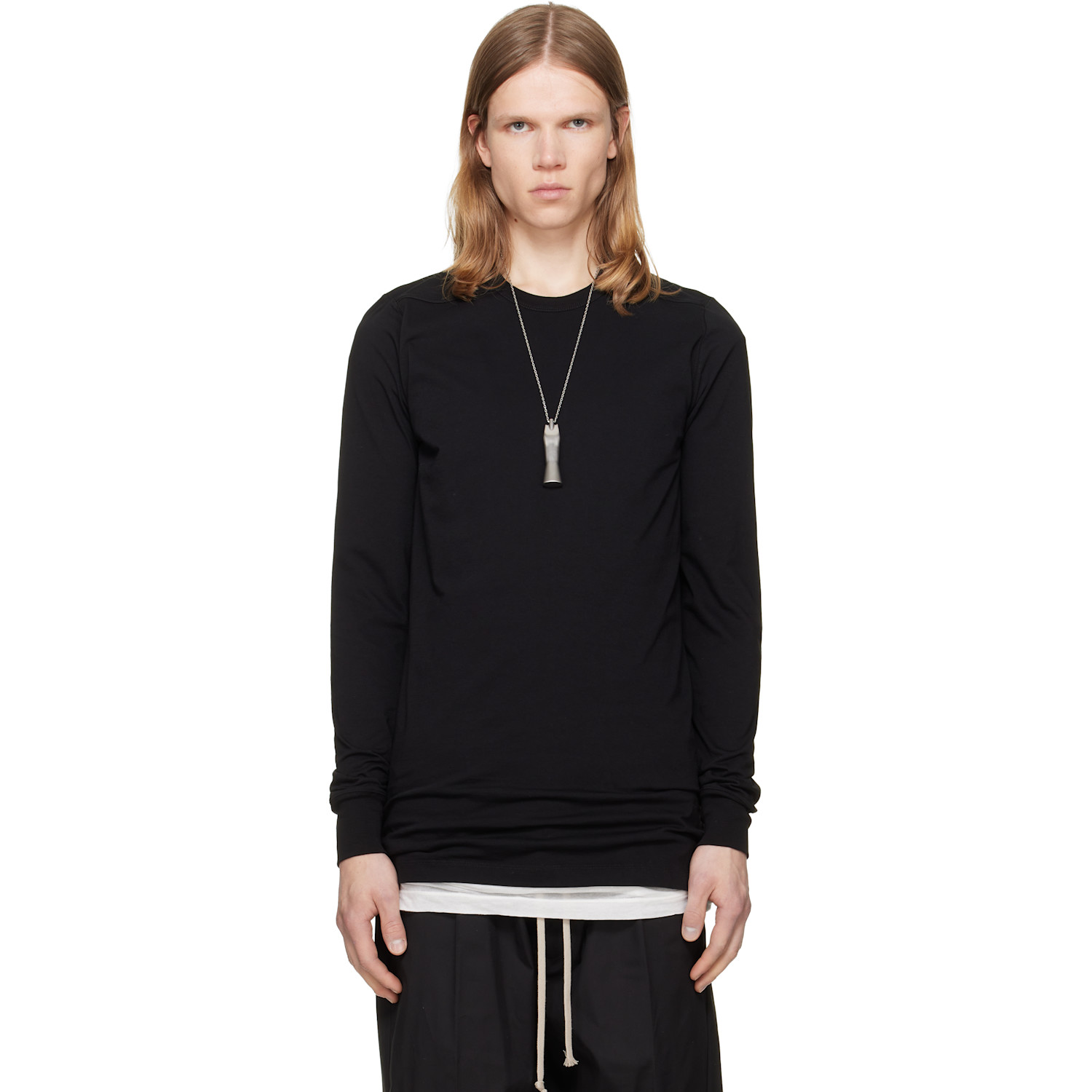 Rick Owens Black Tower Level LS T-shirt