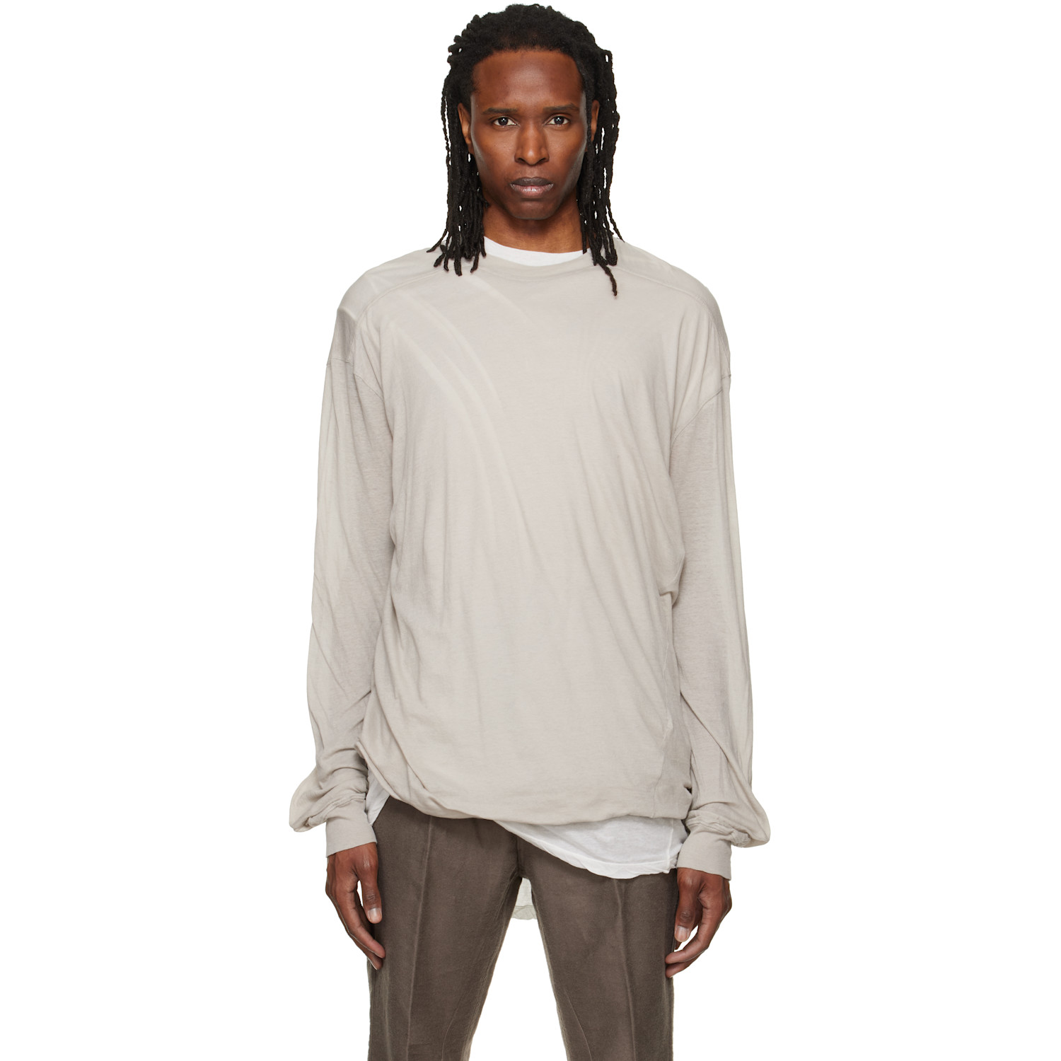 Rick Owens Off-White Tower Rick S Jumbo L/S T-shirt