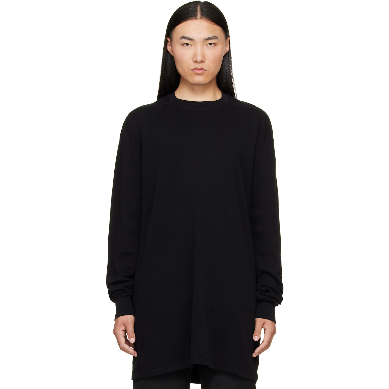 Rick Owens Black Tower Rick S Jumbo LS T-shirt