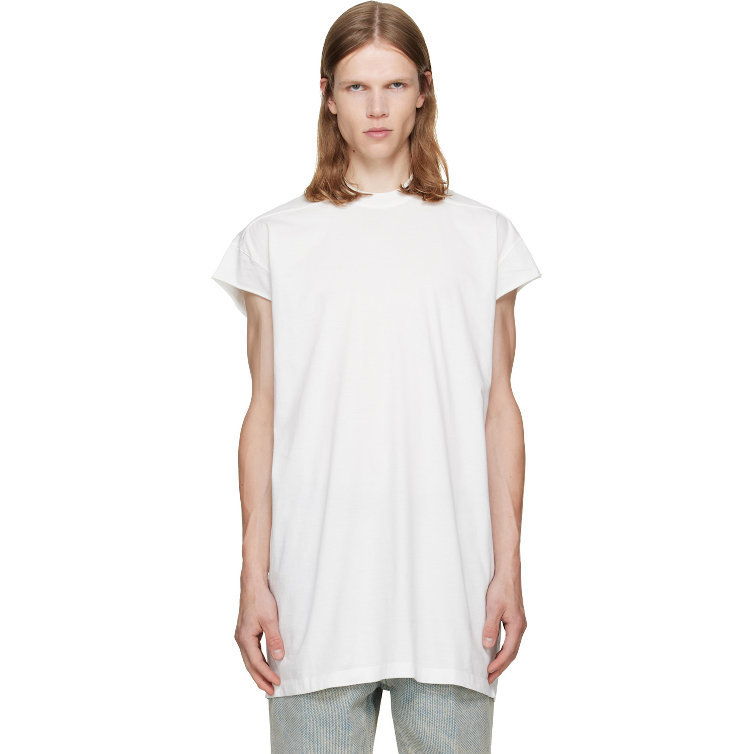 Rick Owens White Tower 'Rick' S Jumbo S/S T-shirt