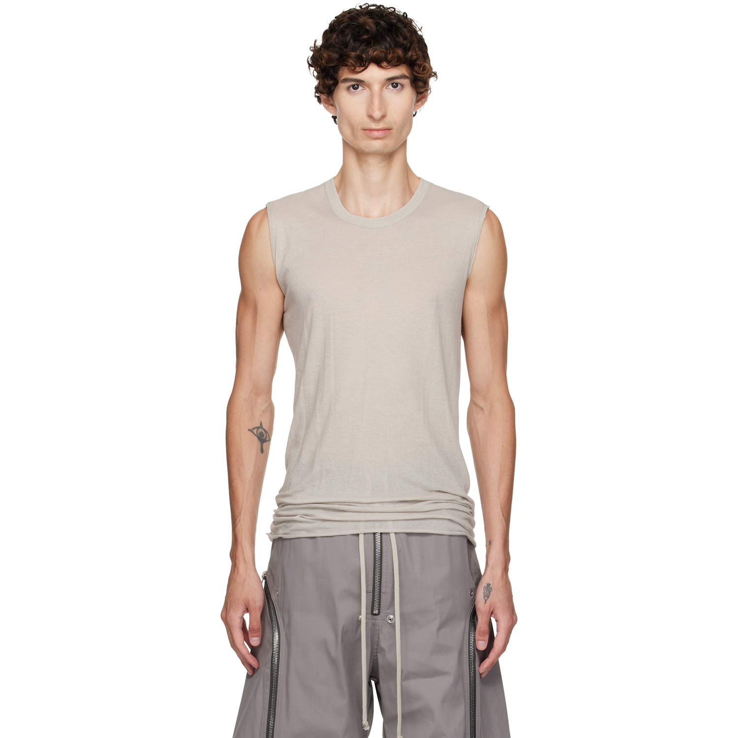 Rick Owens Off-White Tower Basic SL Tank Top